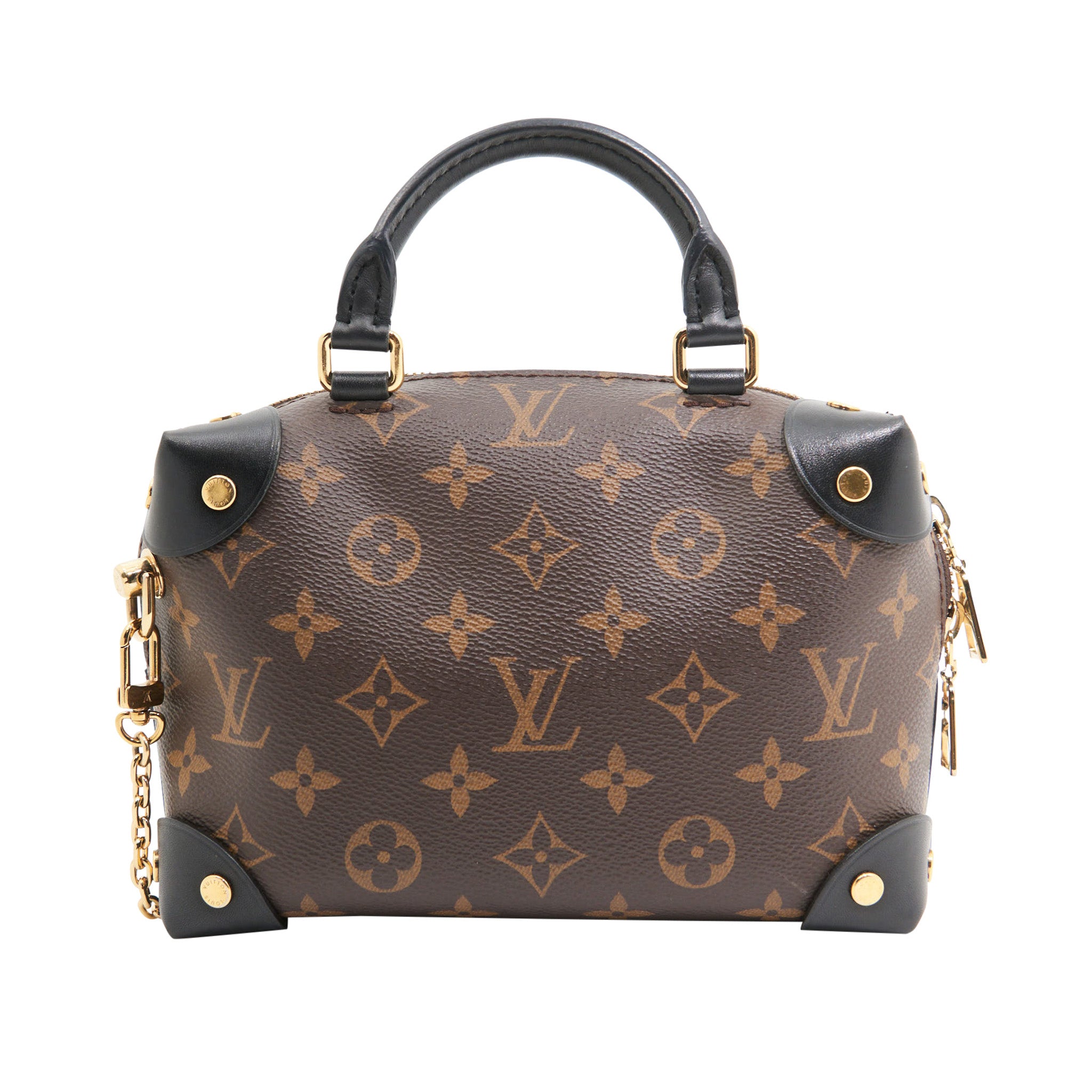 Louis Vuitton Canvas Petite Malle Souple in Brown Canvas GHW
