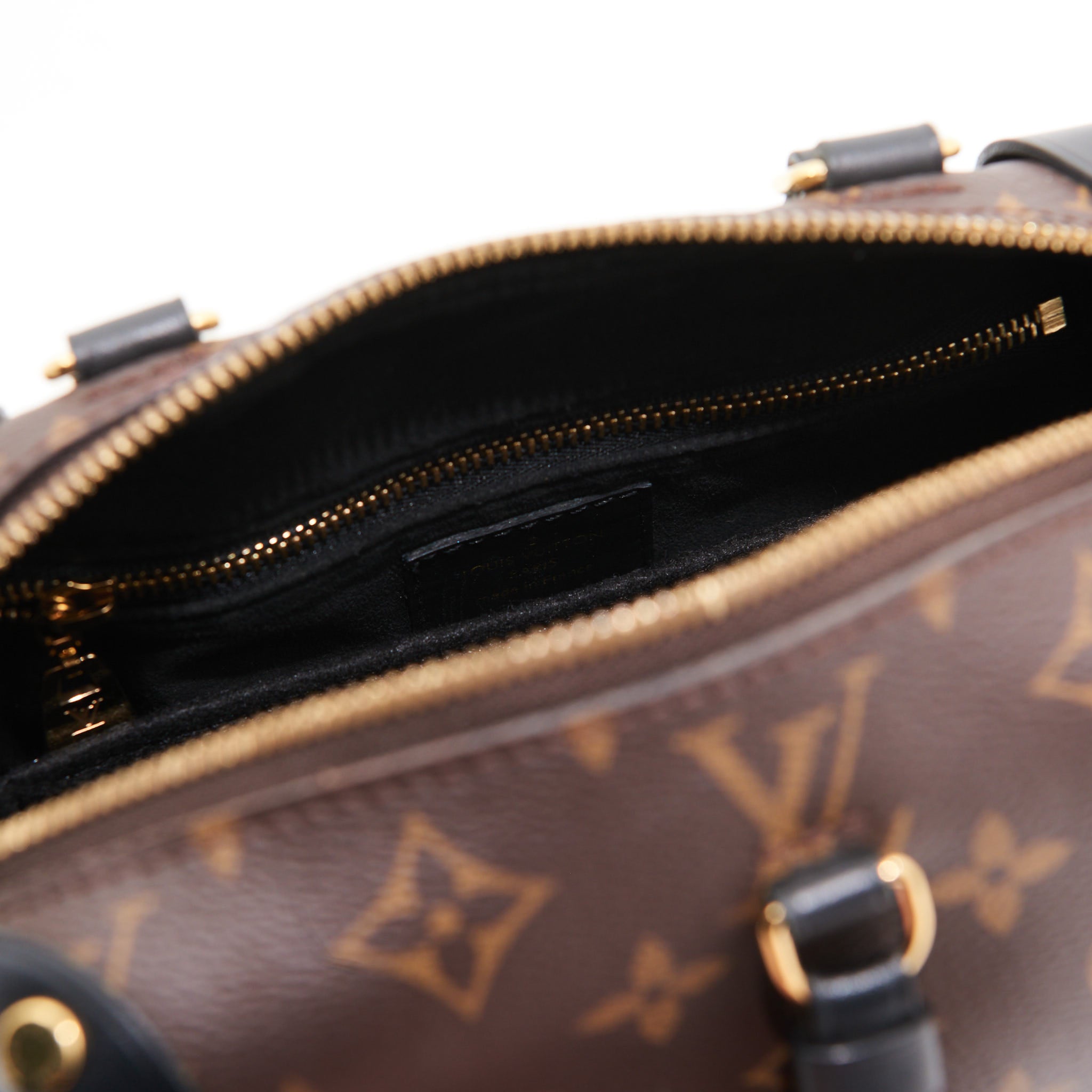 Louis Vuitton Canvas Petite Malle Souple in Brown Canvas GHW