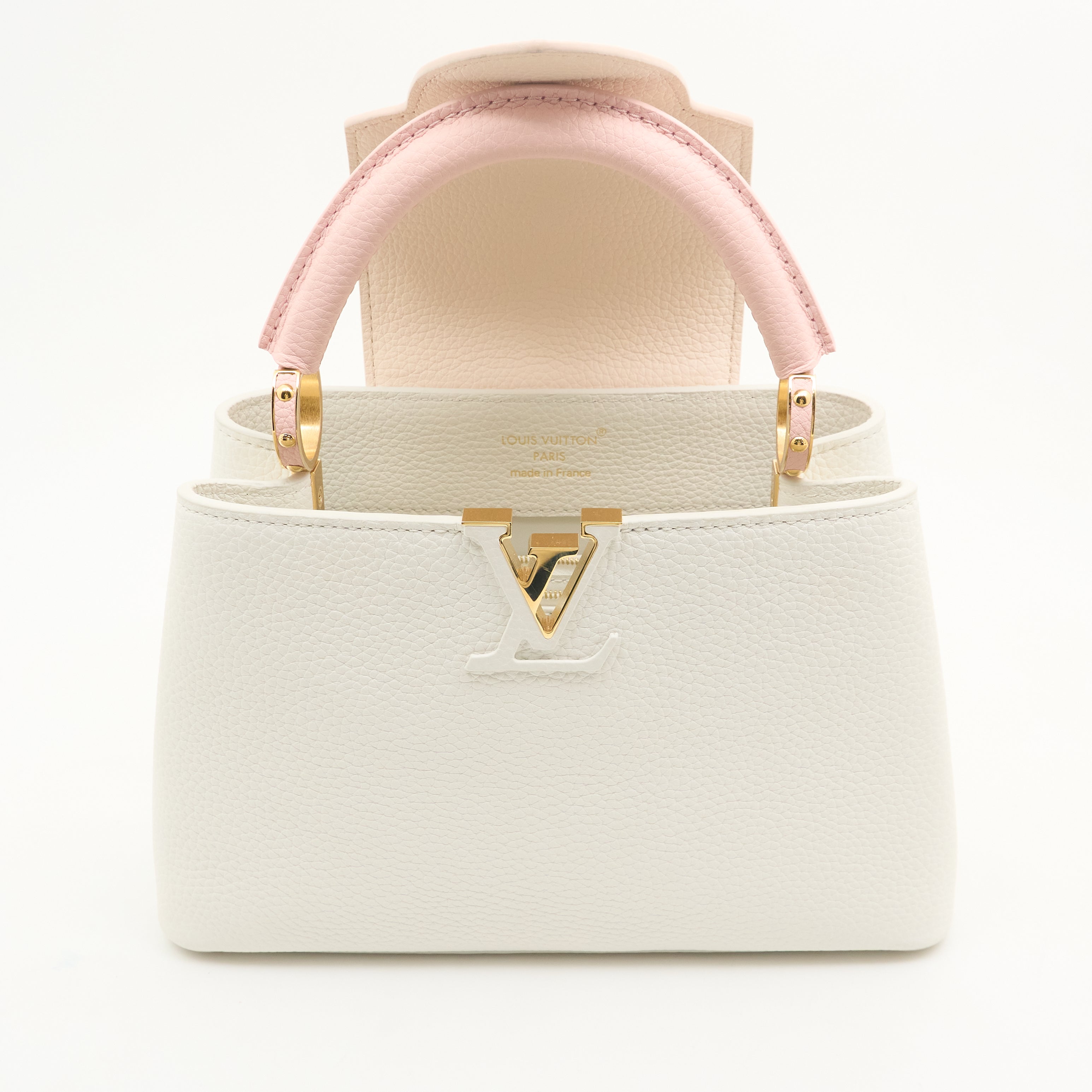 Louis Vuitton Capucines BB Snow White Taurillon Leather