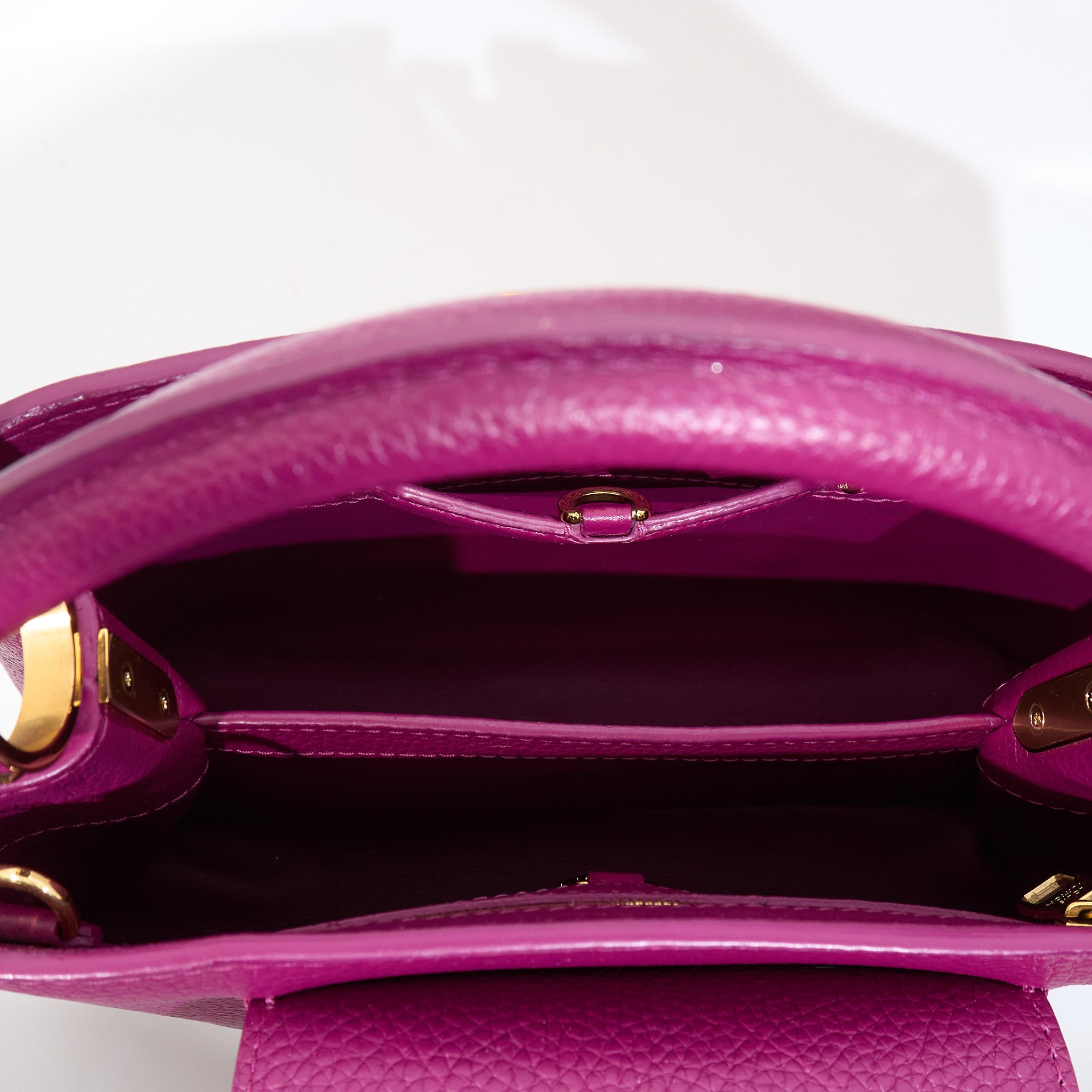 Louis Vuitton Taurilion Studded Sol Capucines Magenta PM