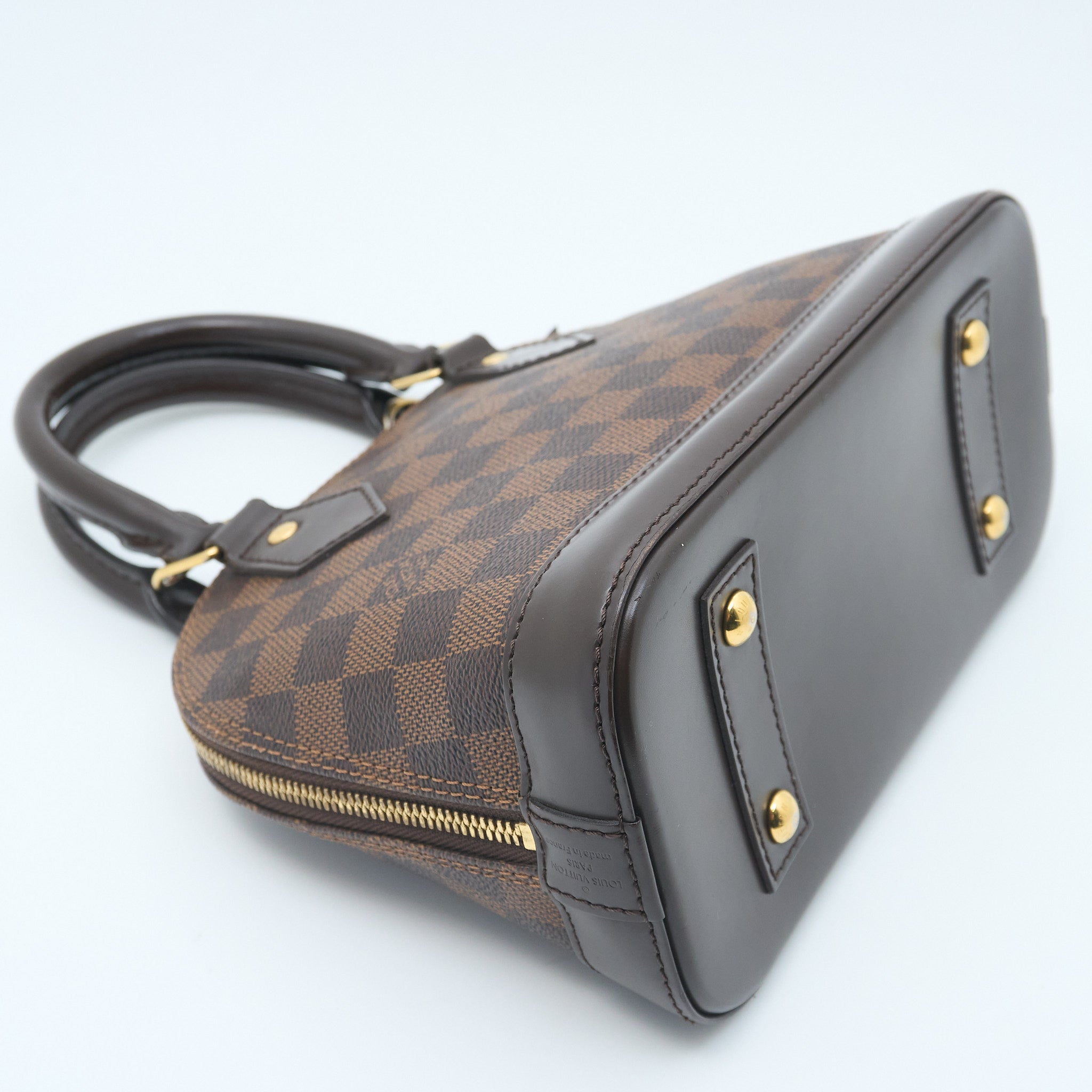 Louis Vuitton Alma BB Bag in Damier Ebene