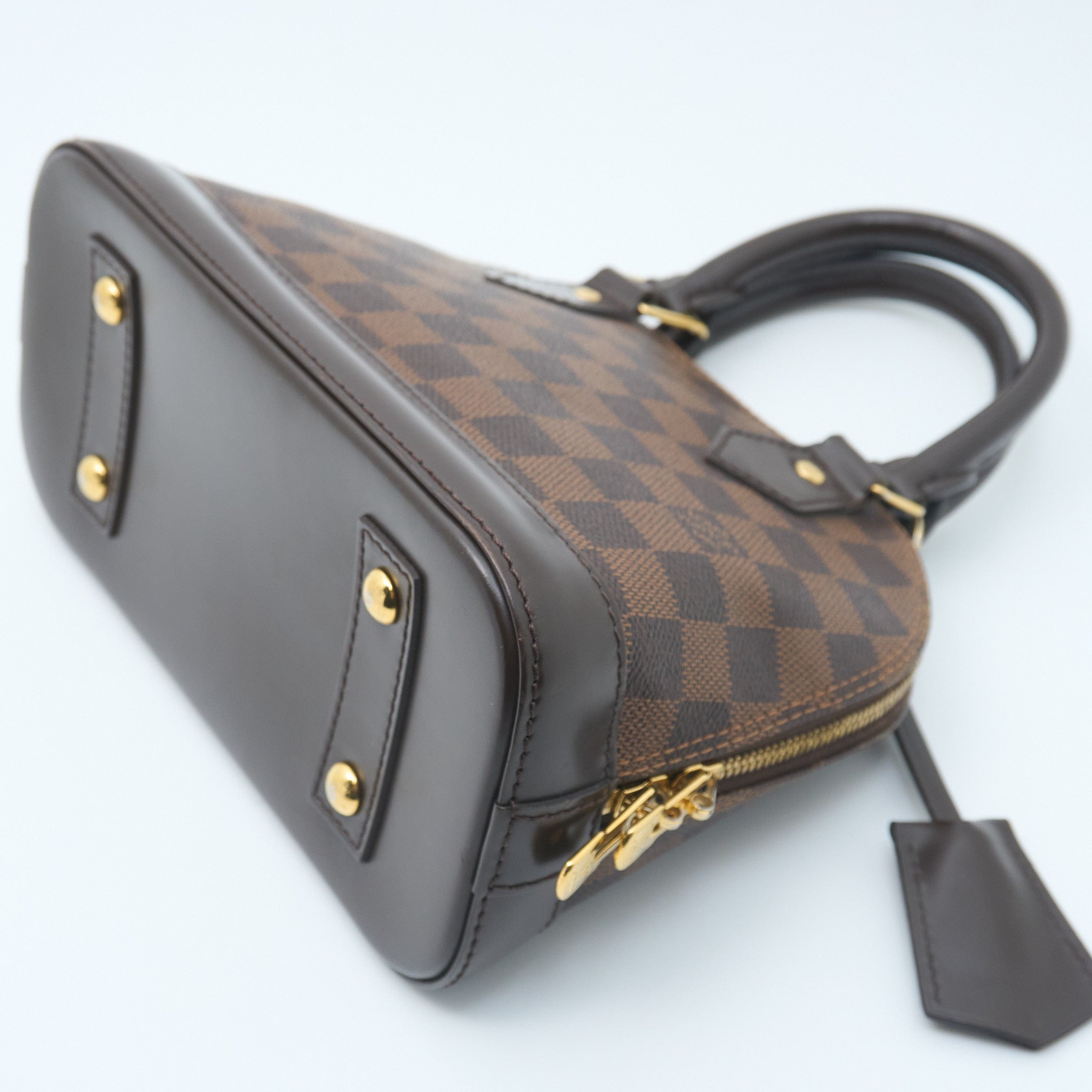 Louis Vuitton Alma BB Bag in Damier Ebene