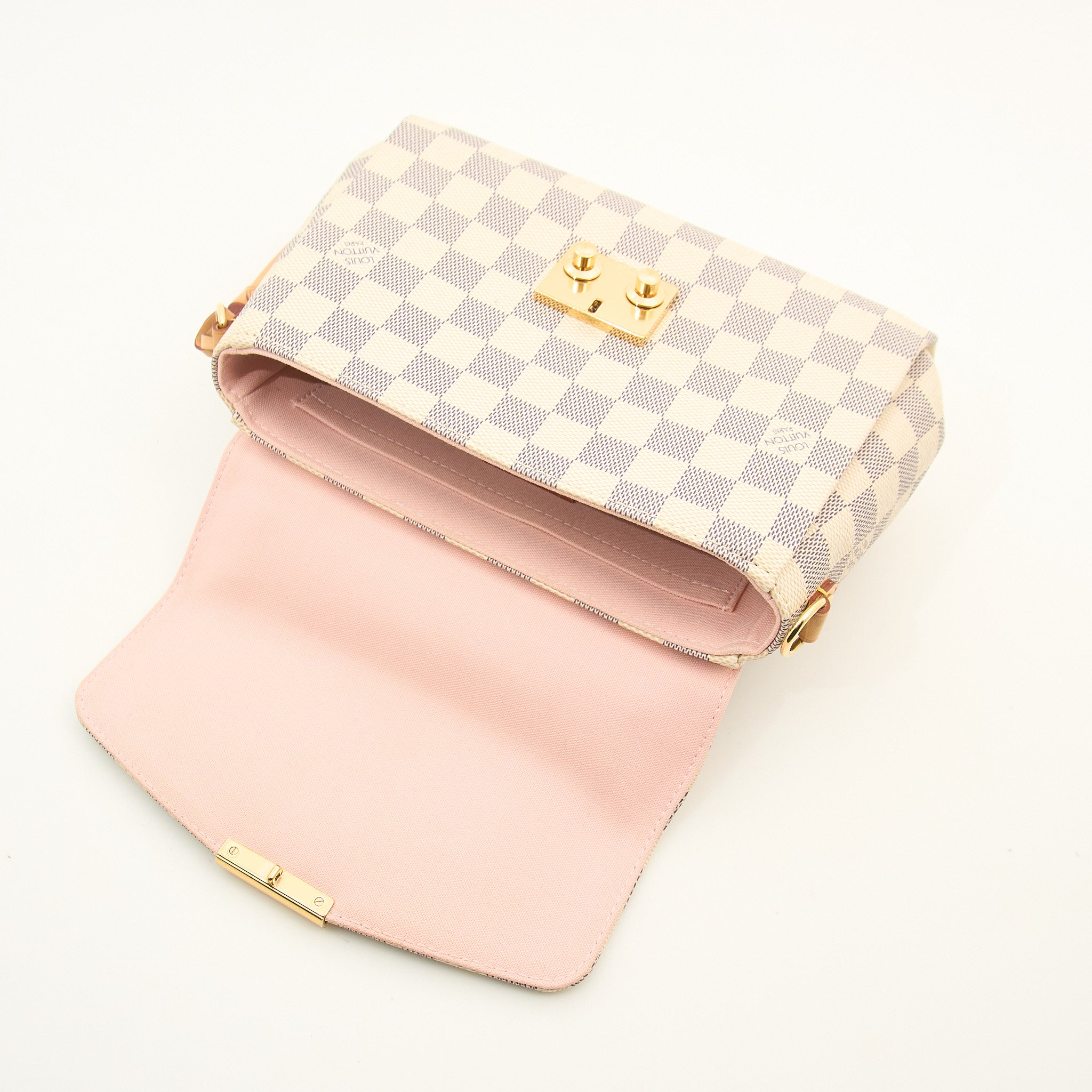 Louis Vuitton Damier Azur Croisette Bag