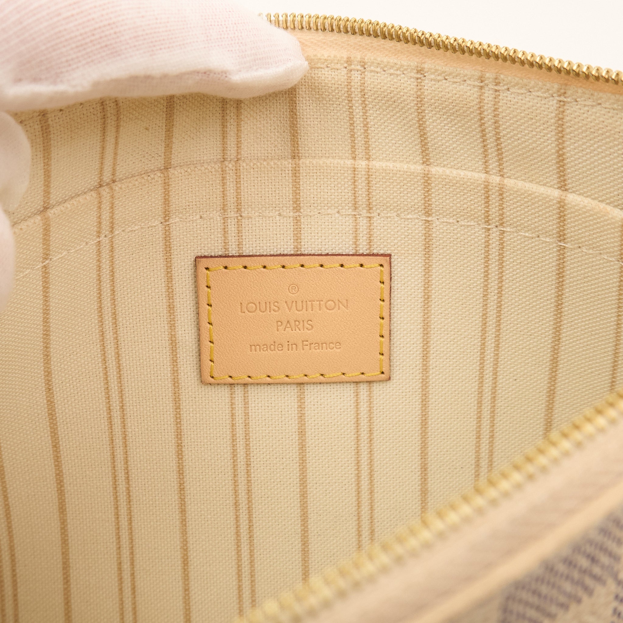 Louis Vuitton Damier Azur Neverfull Pochette