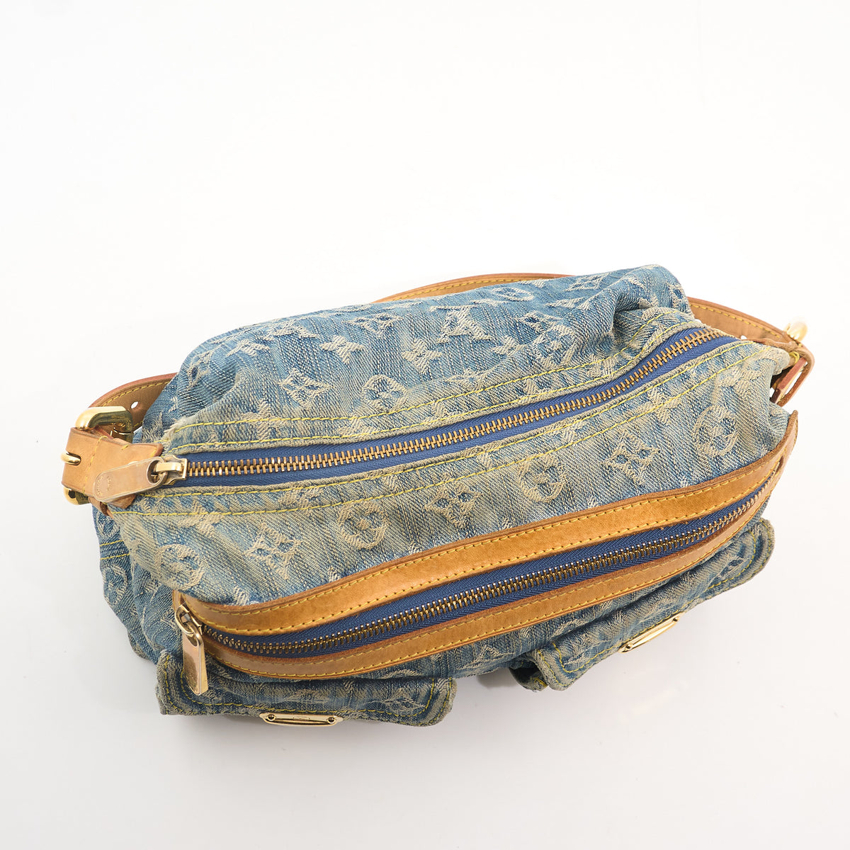 Louis Vuitton Vintage Denim Baggy PM Shoulder Bag