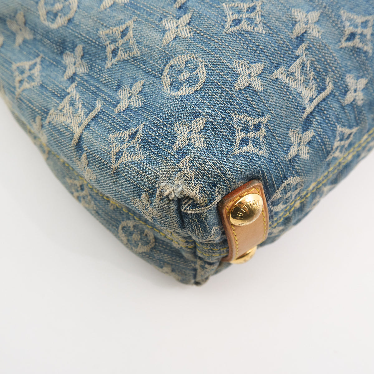 Louis Vuitton Vintage Denim Baggy PM Shoulder Bag