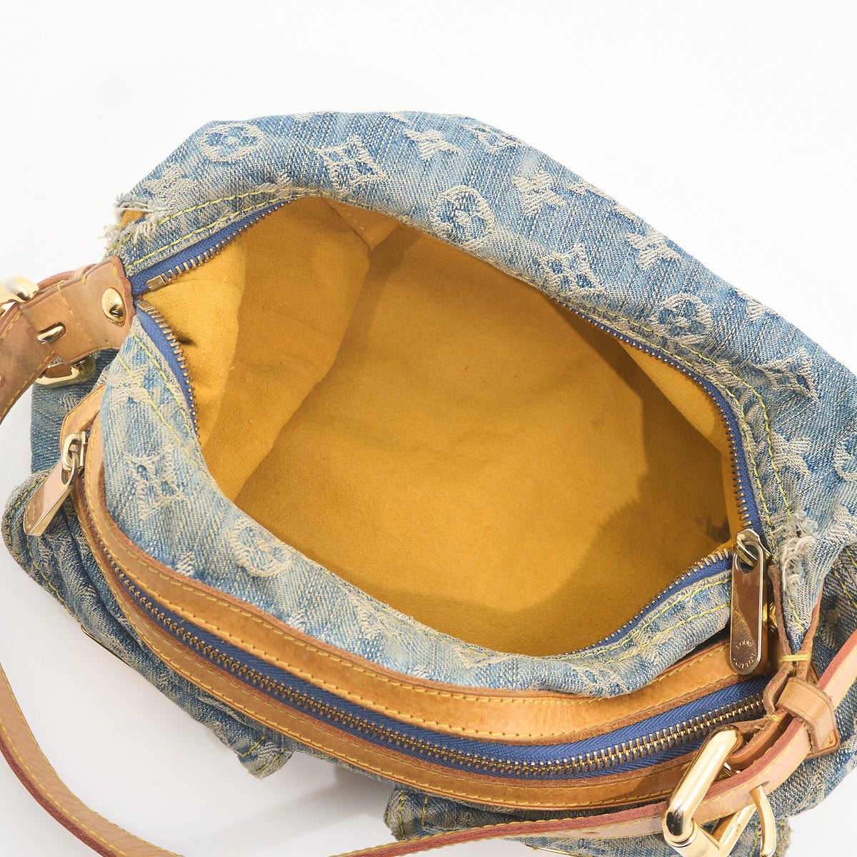 Louis Vuitton Vintage Denim Baggy PM Shoulder Bag