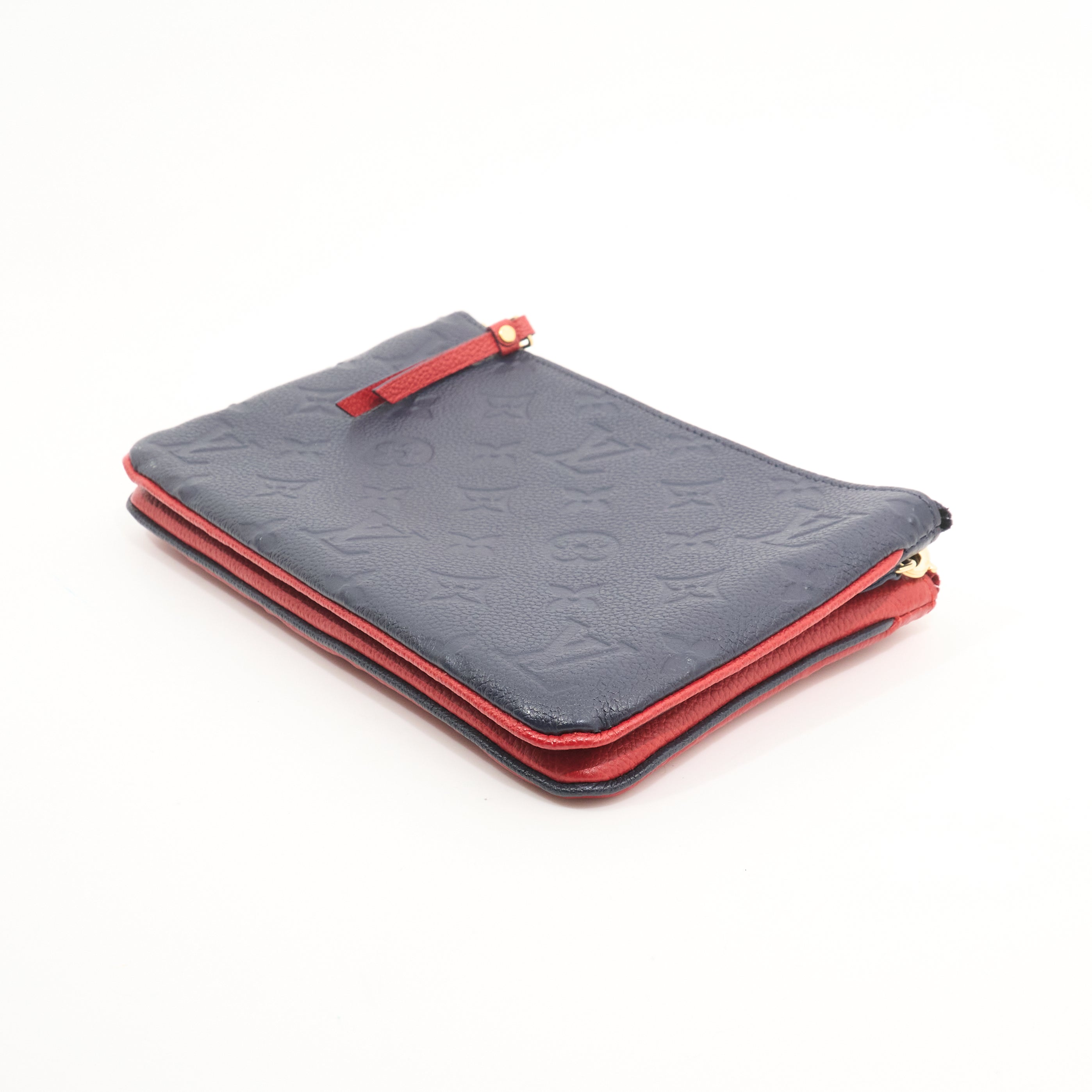 Louis Vuitton Pochette Double Zip Monogram Empriente Bag