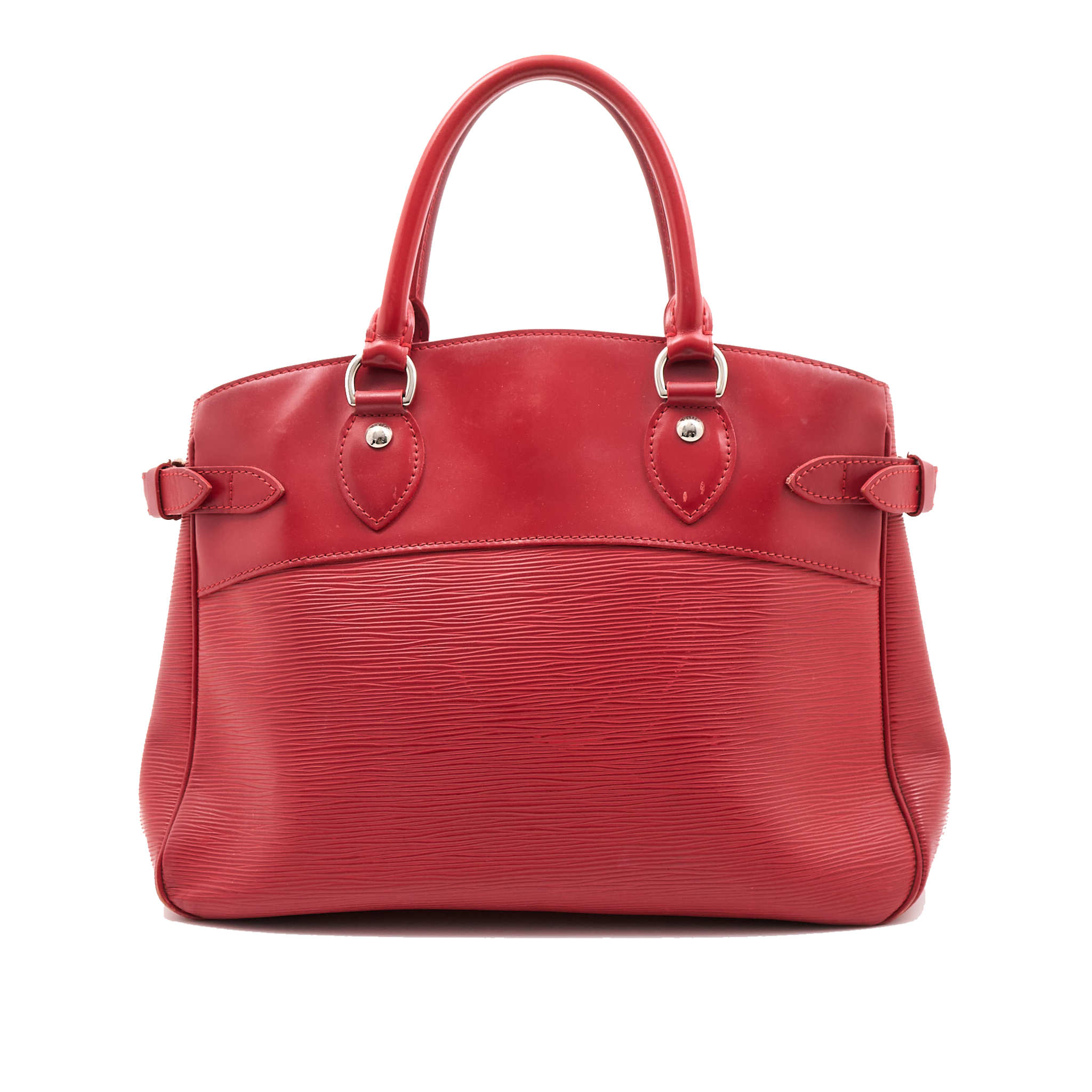 Louis Vuitton Red Epi Leather Passy Tote
