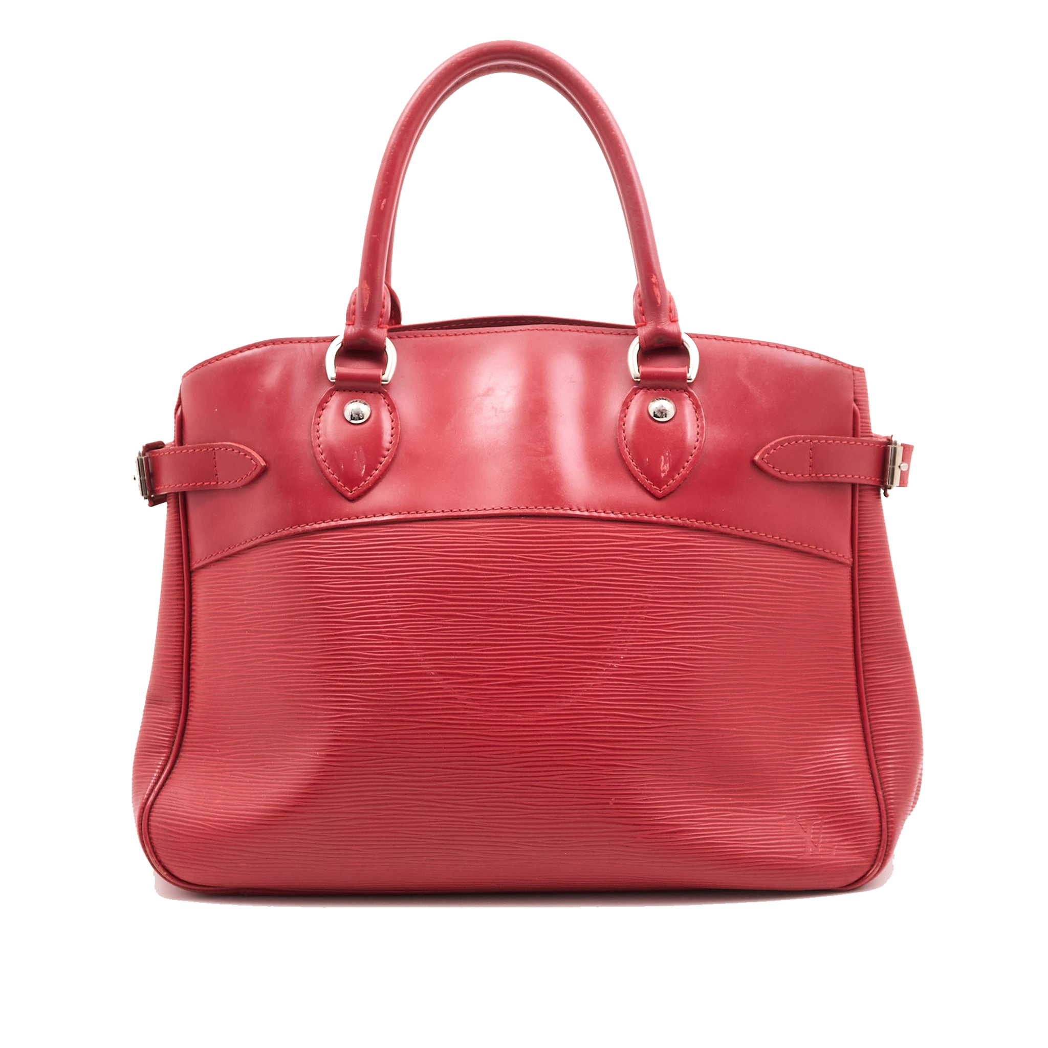 Louis Vuitton Red Epi Leather Passy Tote