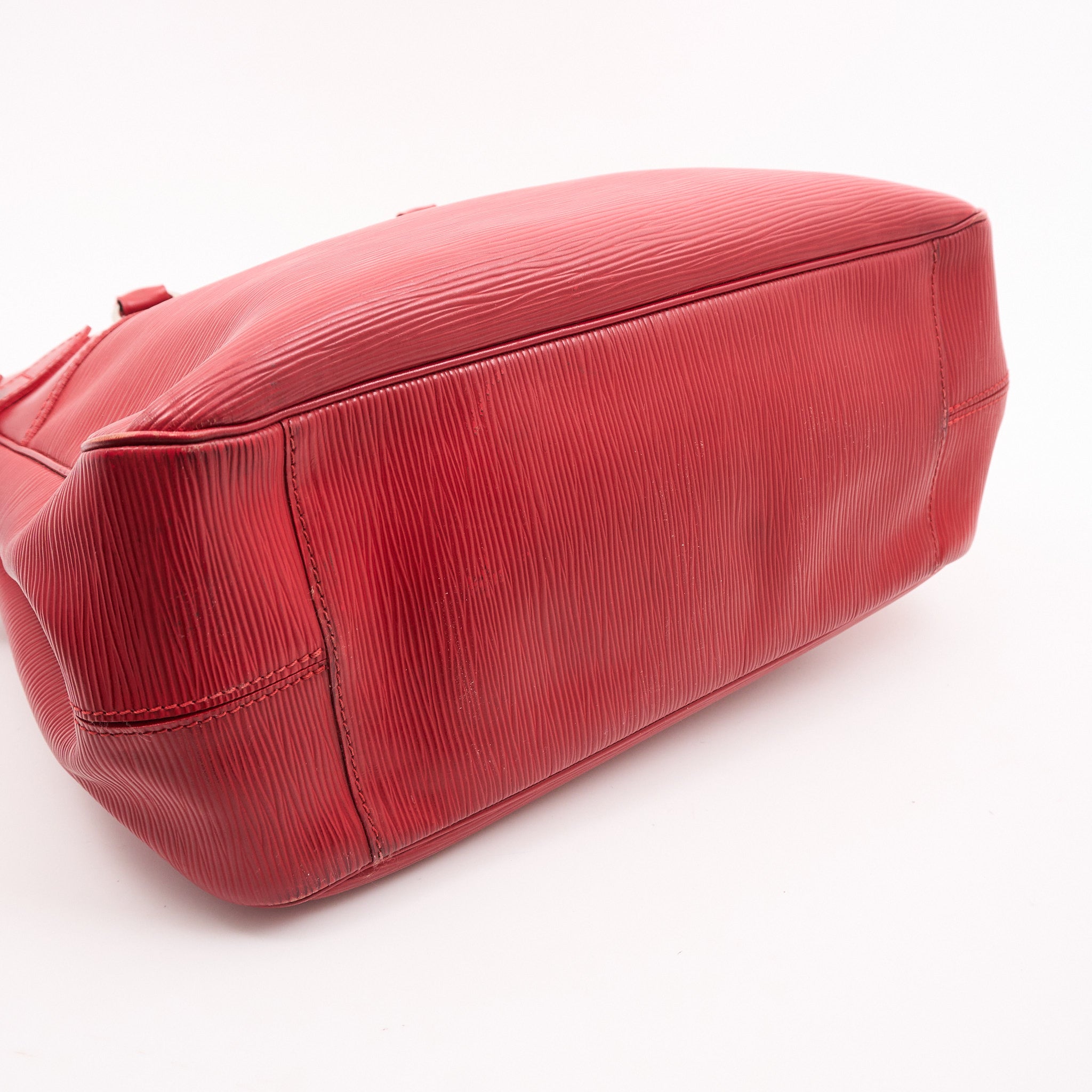 Louis Vuitton Red Epi Leather Passy Tote