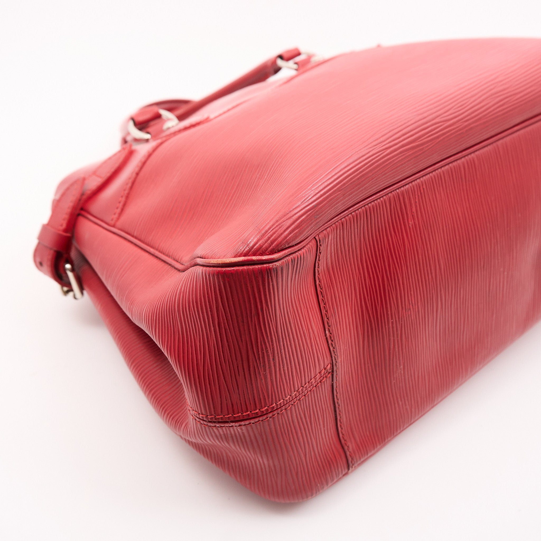 Louis Vuitton Red Epi Leather Passy Tote