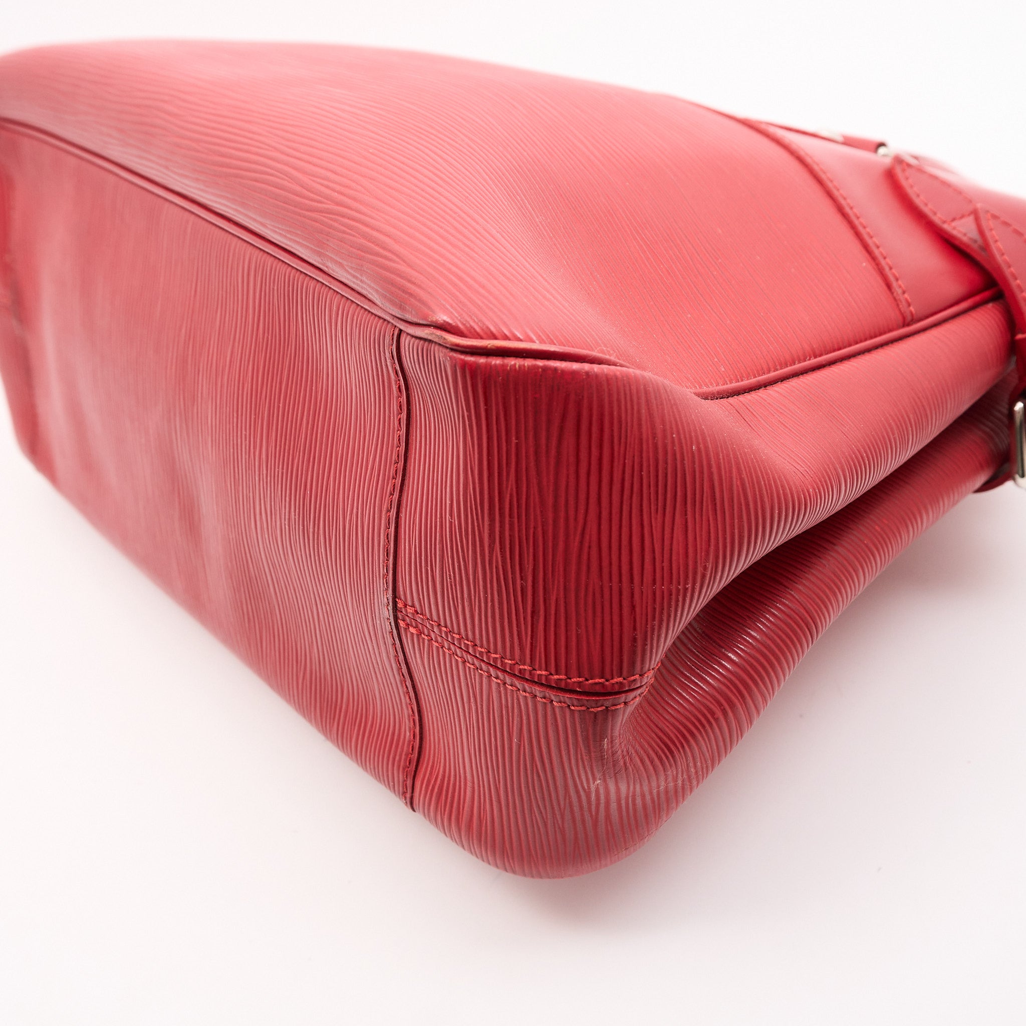 Louis Vuitton Red Epi Leather Passy Tote