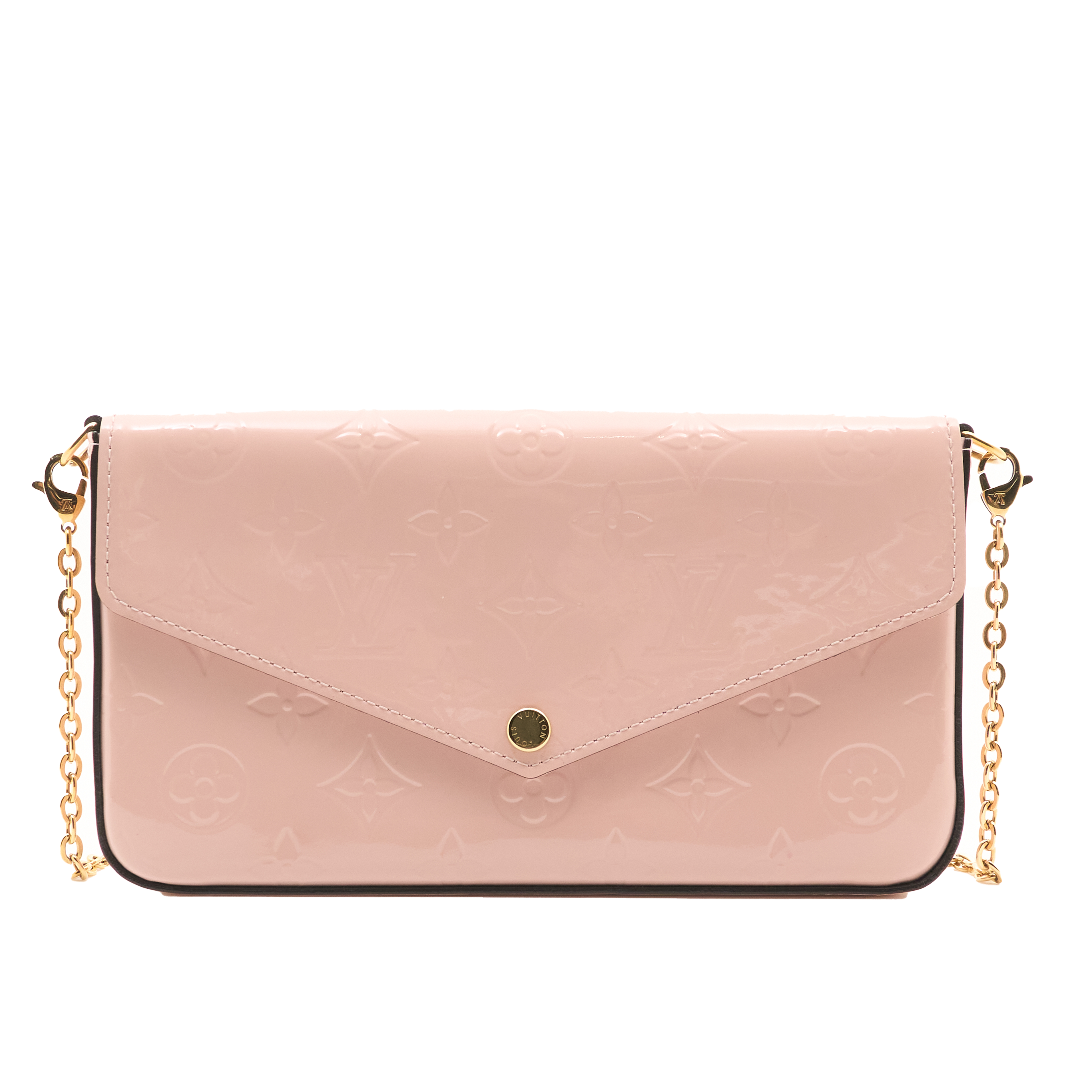 Louis Vuitton Félicie Pochette Pink Vernis