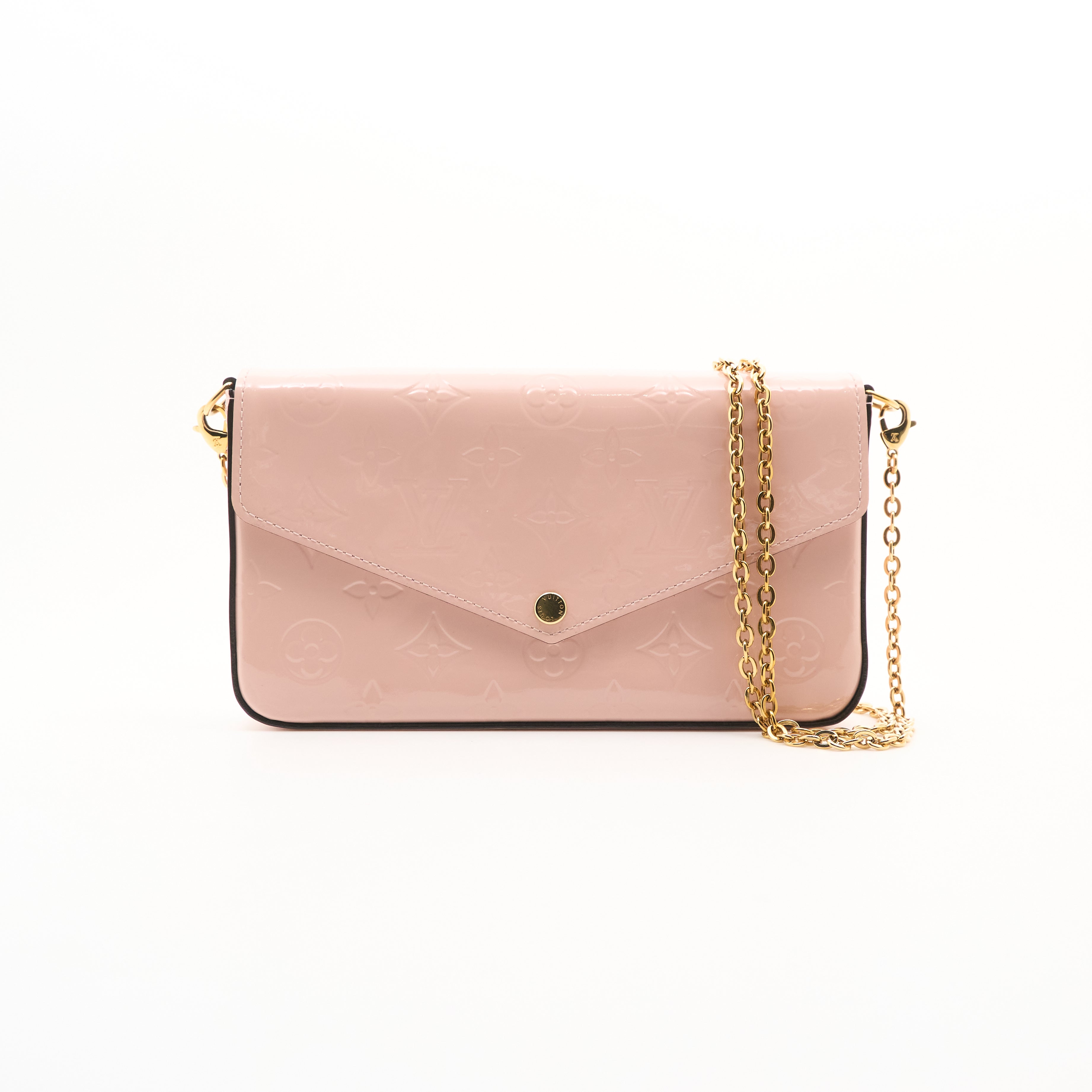 Louis Vuitton Félicie Pochette Pink Vernis