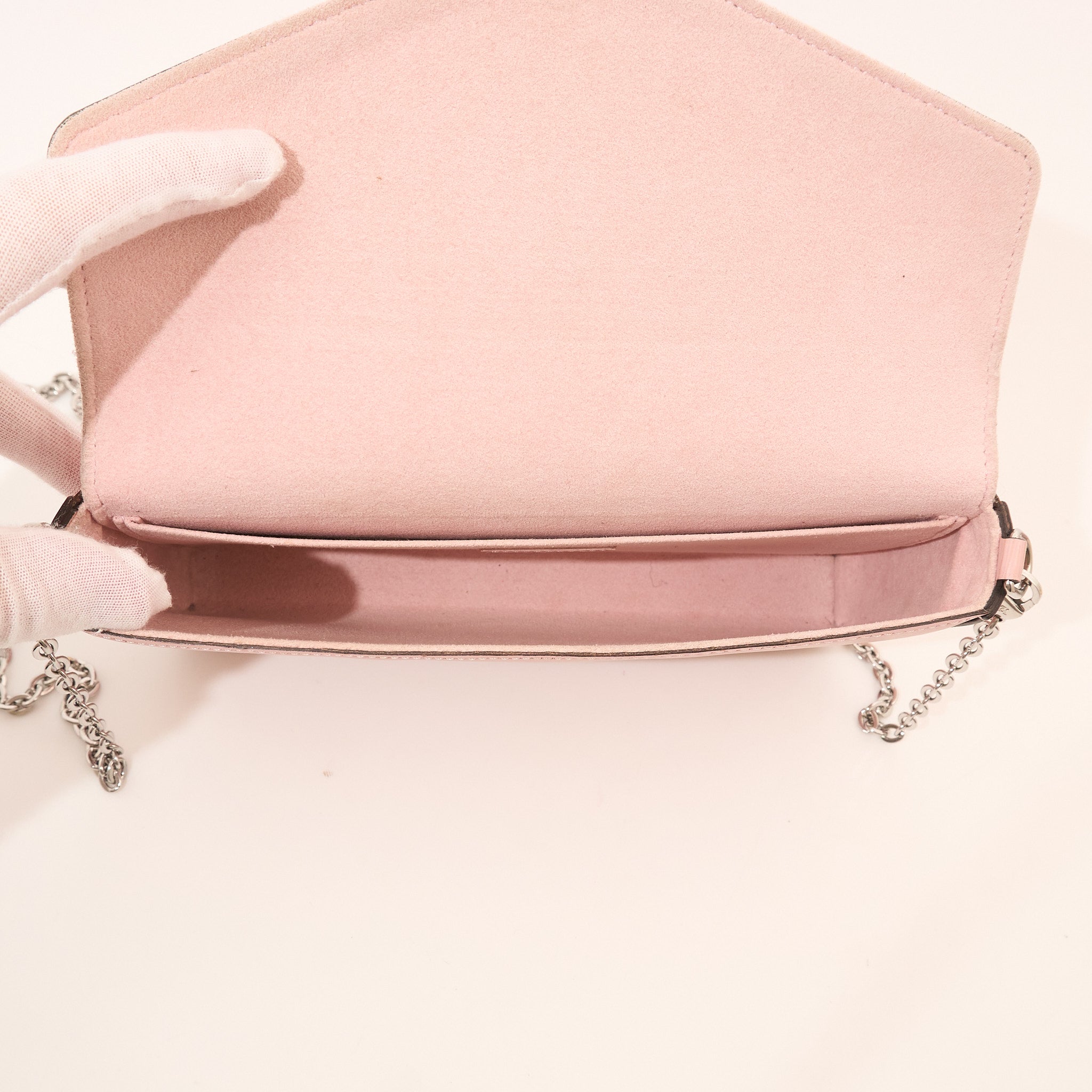 Louis Vuitton Felicie Pochette Epi Pink