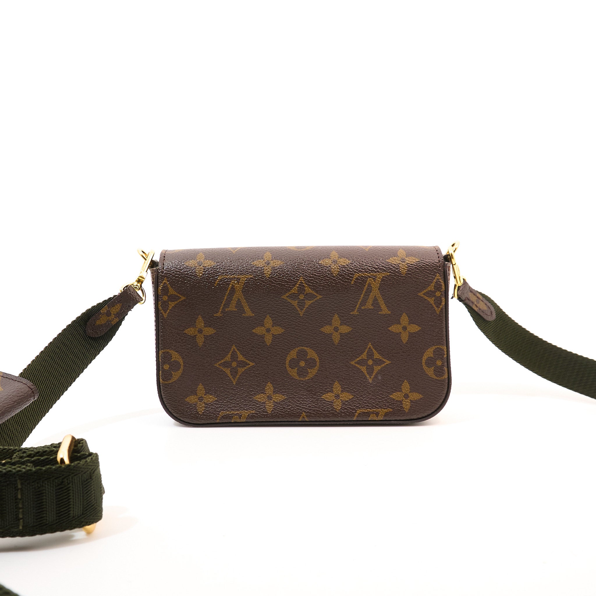 Louis Vuitton Felicie Strap & Go Pochette Monogram Canvas Shoulder Bag