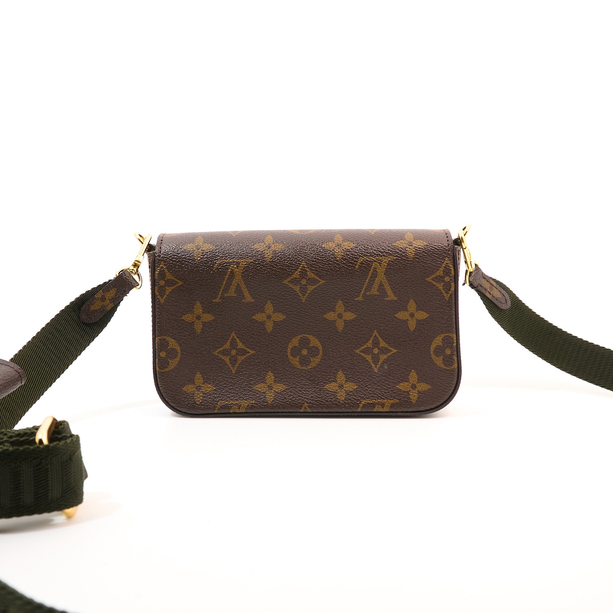 Louis Vuitton Felicie Strap & Go Pochette Monogram Canvas Shoulder Bag