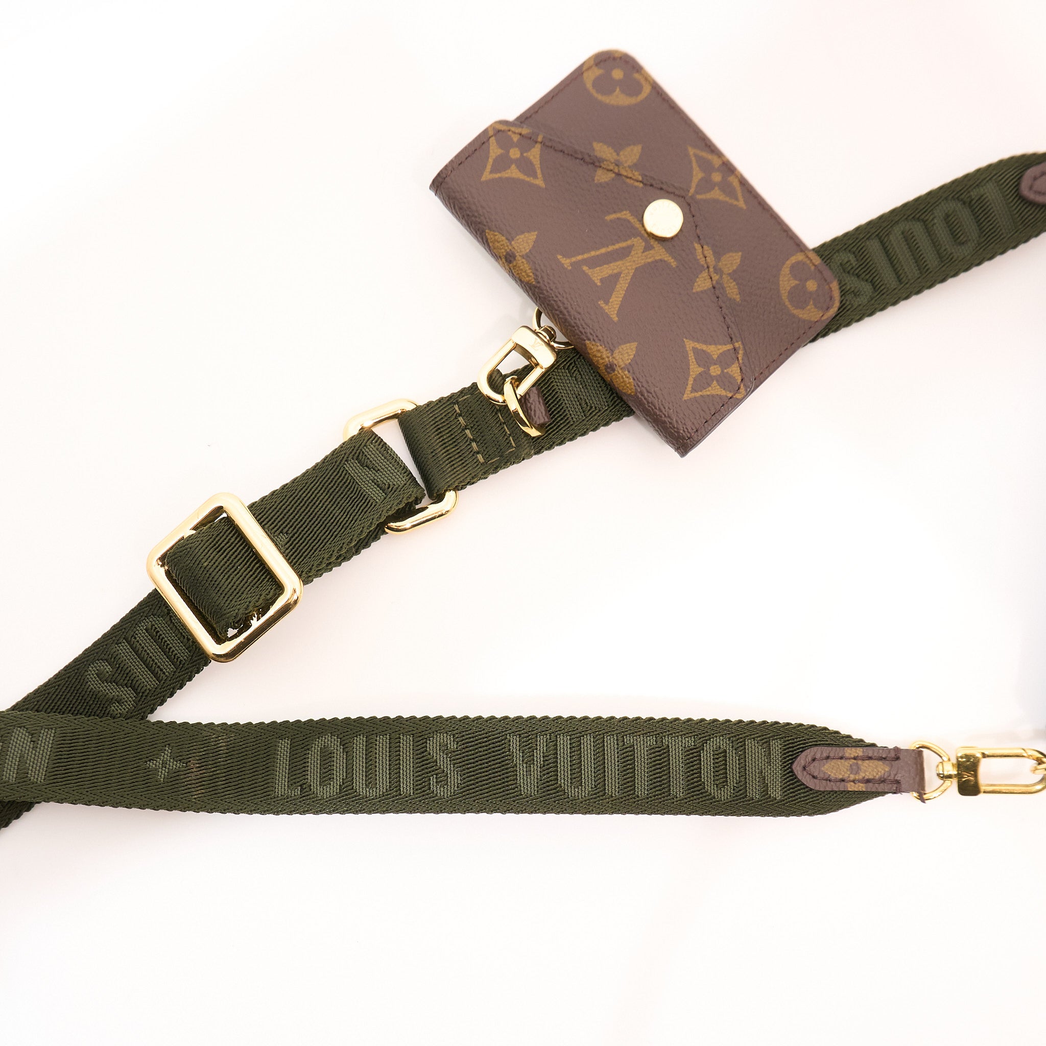 Louis Vuitton Felicie Strap & Go Pochette Monogram Canvas Shoulder Bag