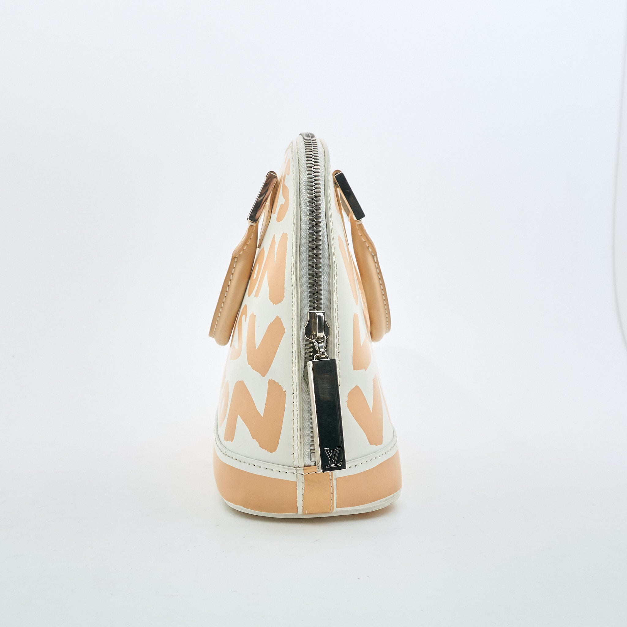 Louis Vuitton Graffiti Alma GM Peach
