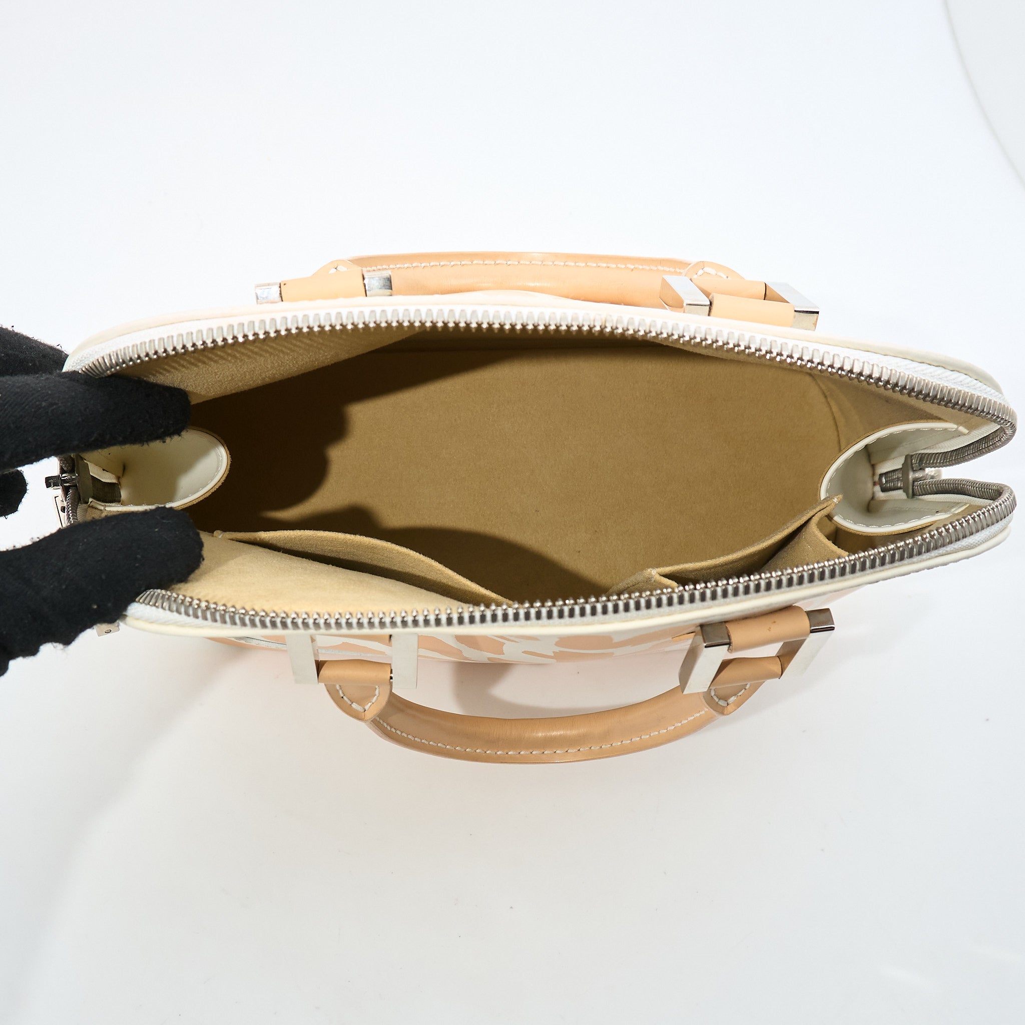 Louis Vuitton Graffiti Alma GM Peach