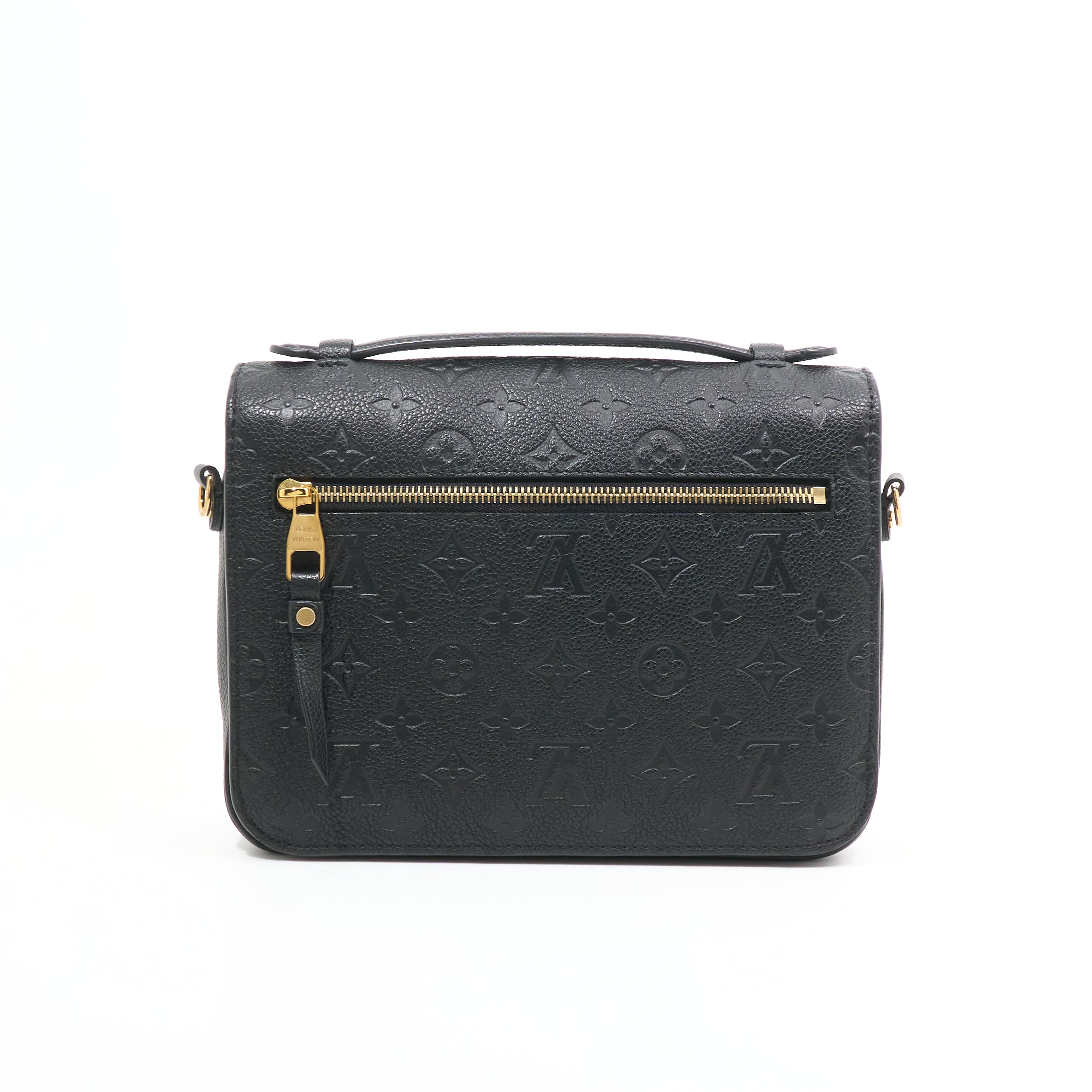 Louis Vuitton Pochette Metis Black Empreinte Leather Bag