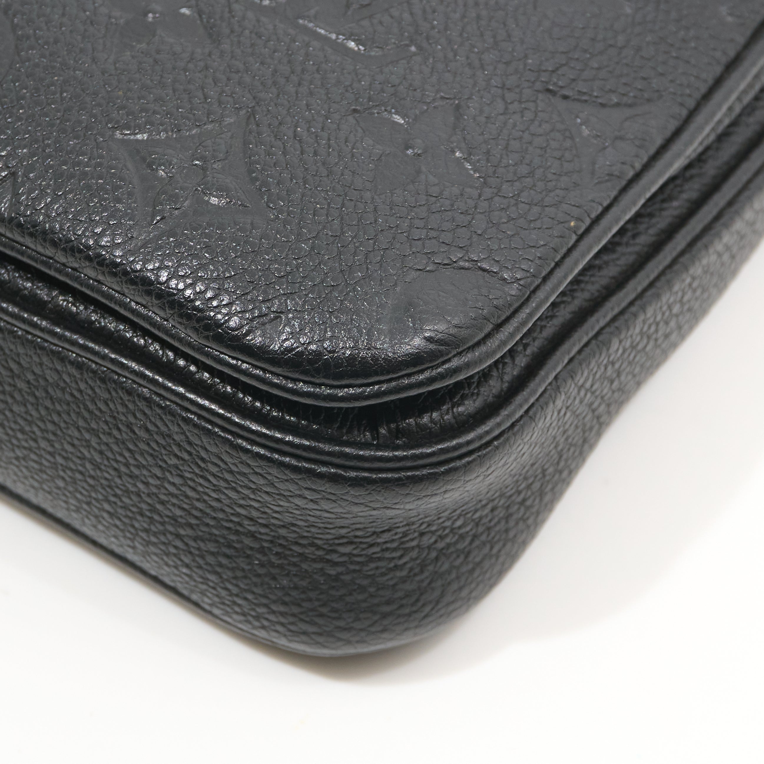 Louis Vuitton Pochette Metis Black Empreinte Leather Bag