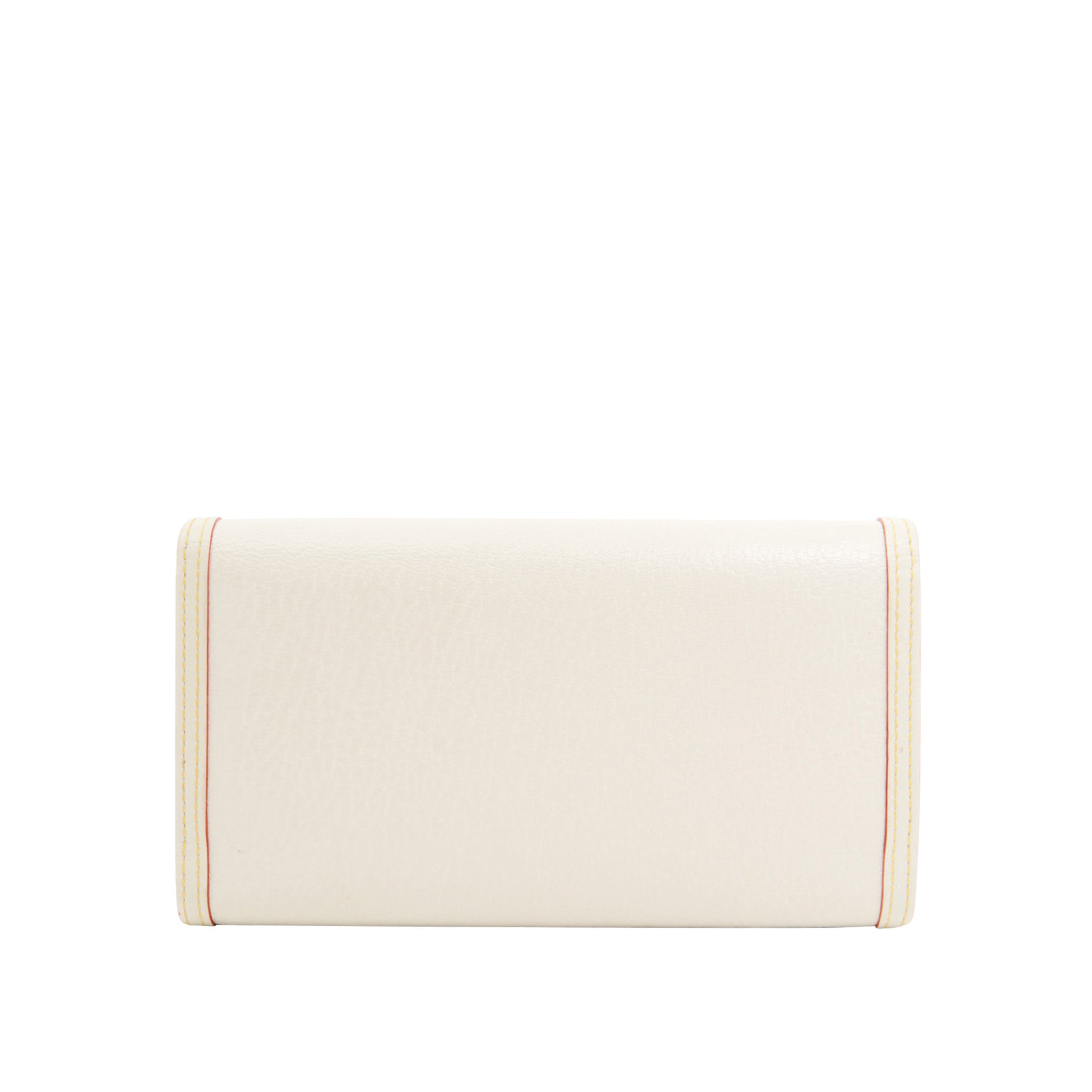 Louis Vuitton Leather Porte Tresor Trifold in Ivory