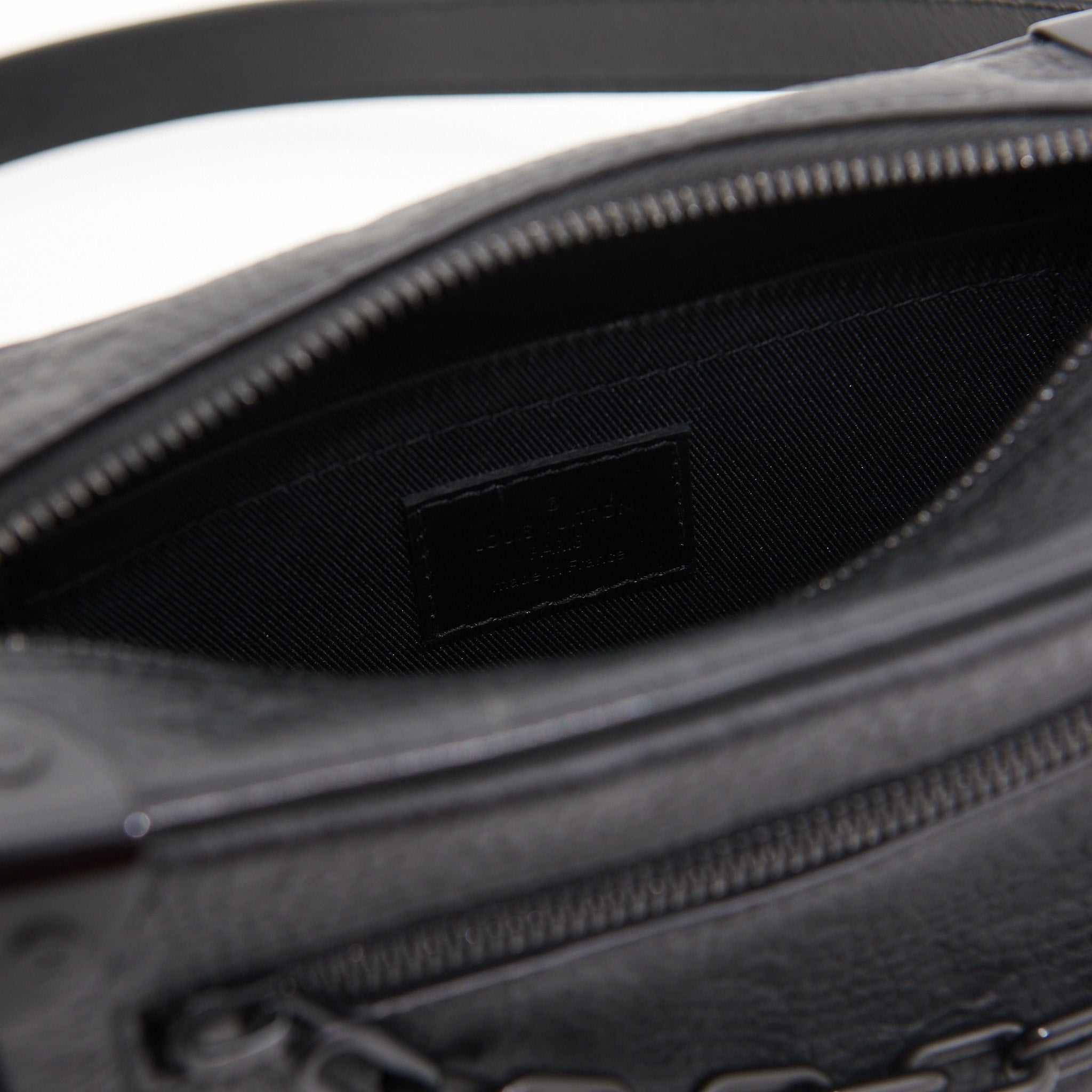 Louis Vuitton Leather Soft Trunk in Black BHW