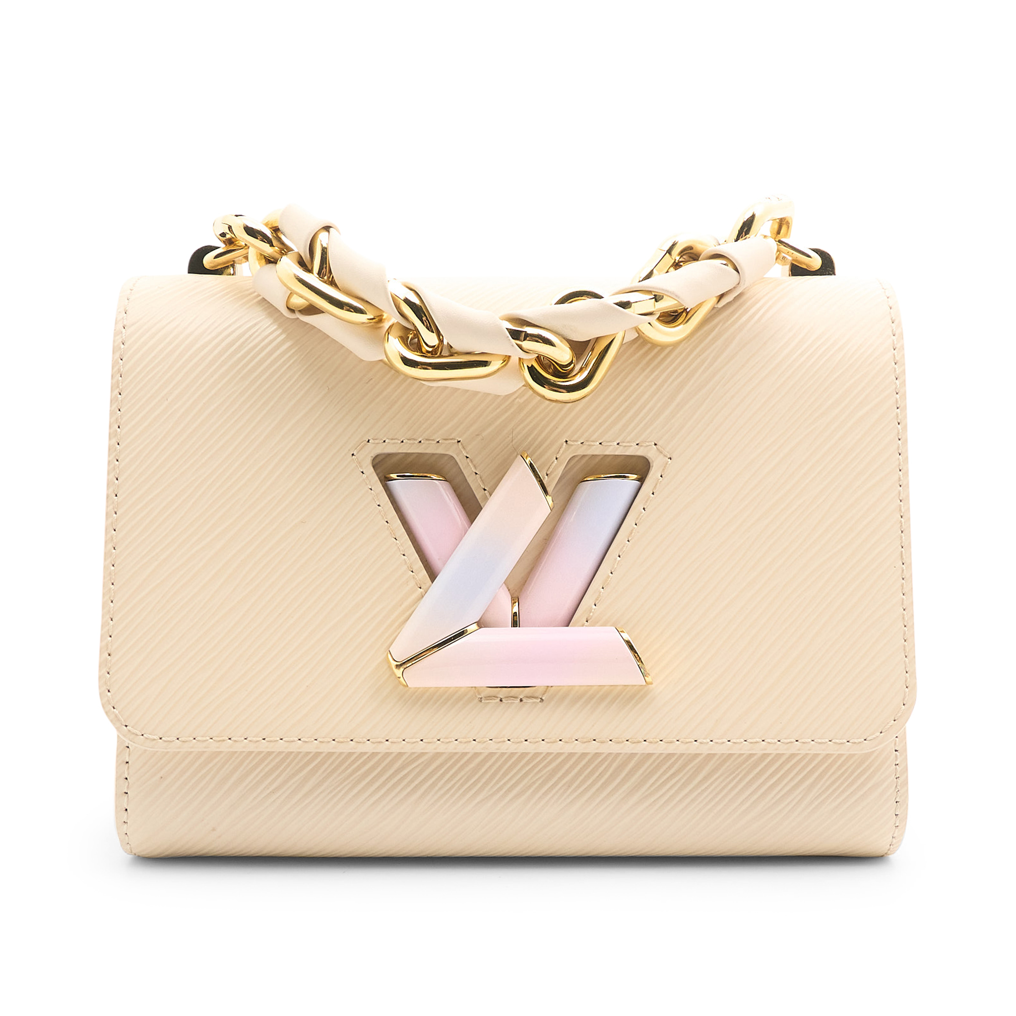 Louis Vuitton Limited Edition Twist Ecru Epi Leather Bag
