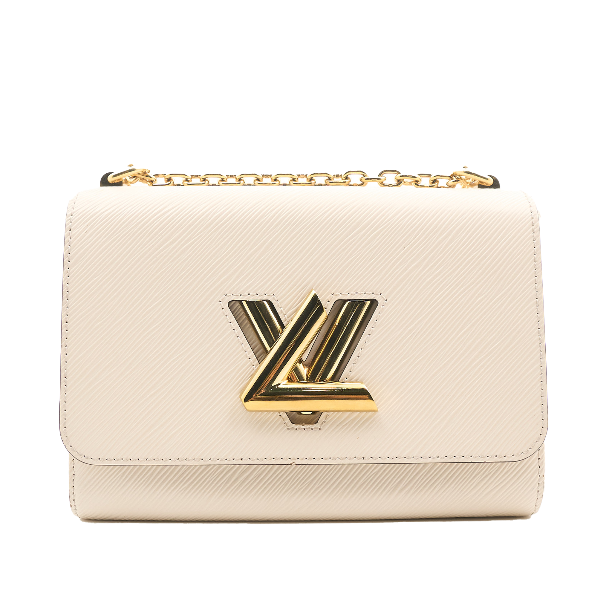 Louis Vuitton Twist MM Cream Bag