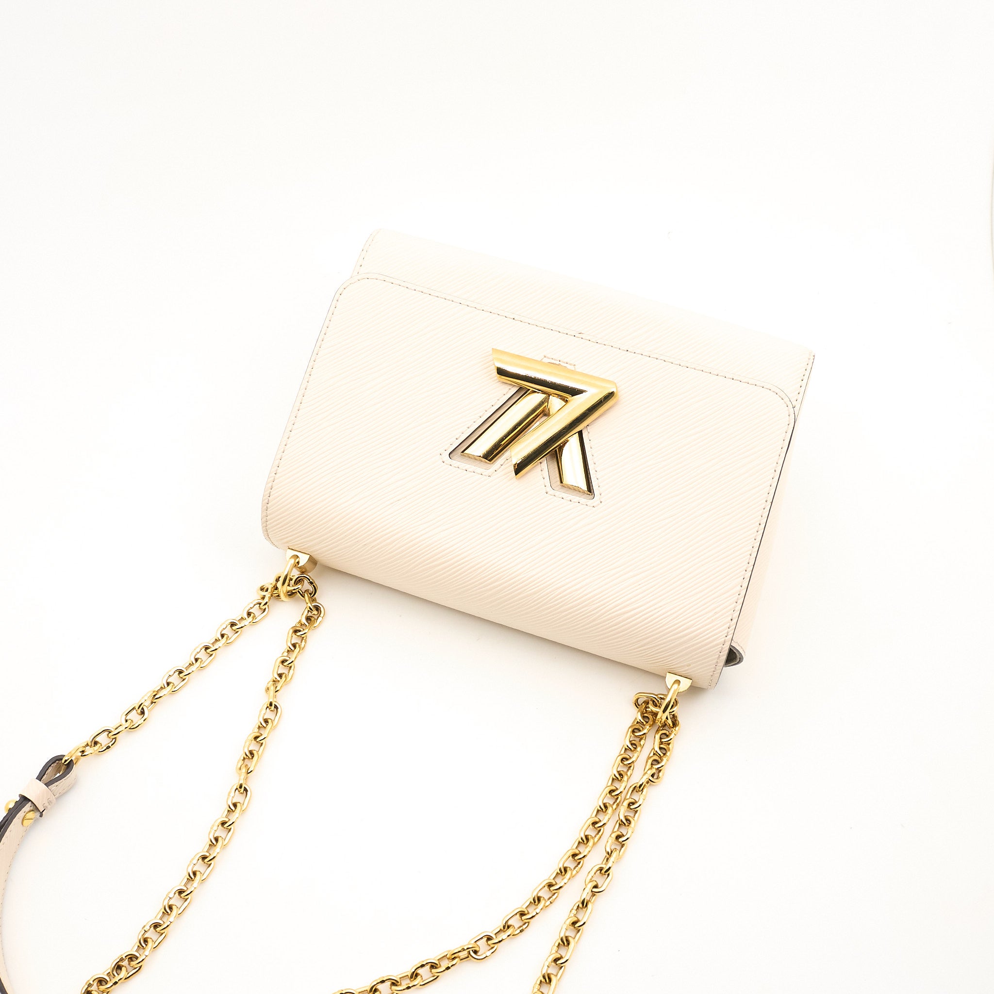 Louis Vuitton Twist MM Cream Bag