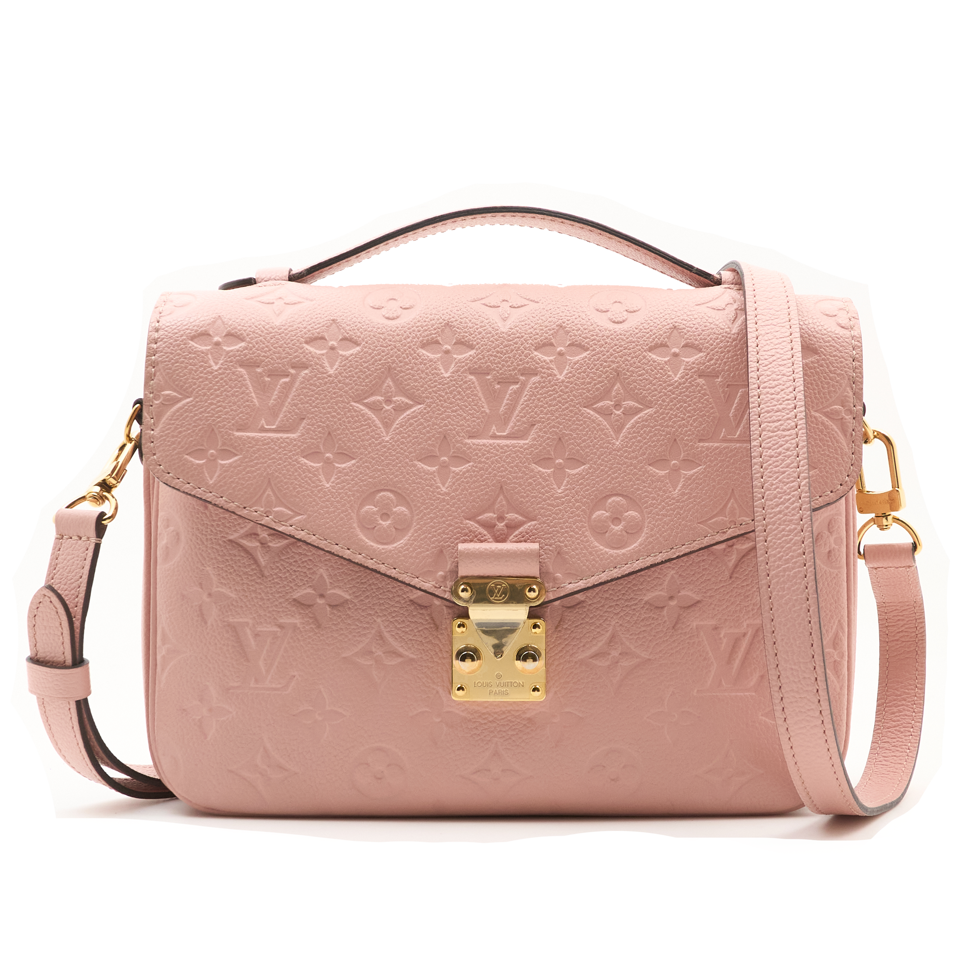 Louis Vuitton Pochette Metis Rose Poudre Empriente Leather