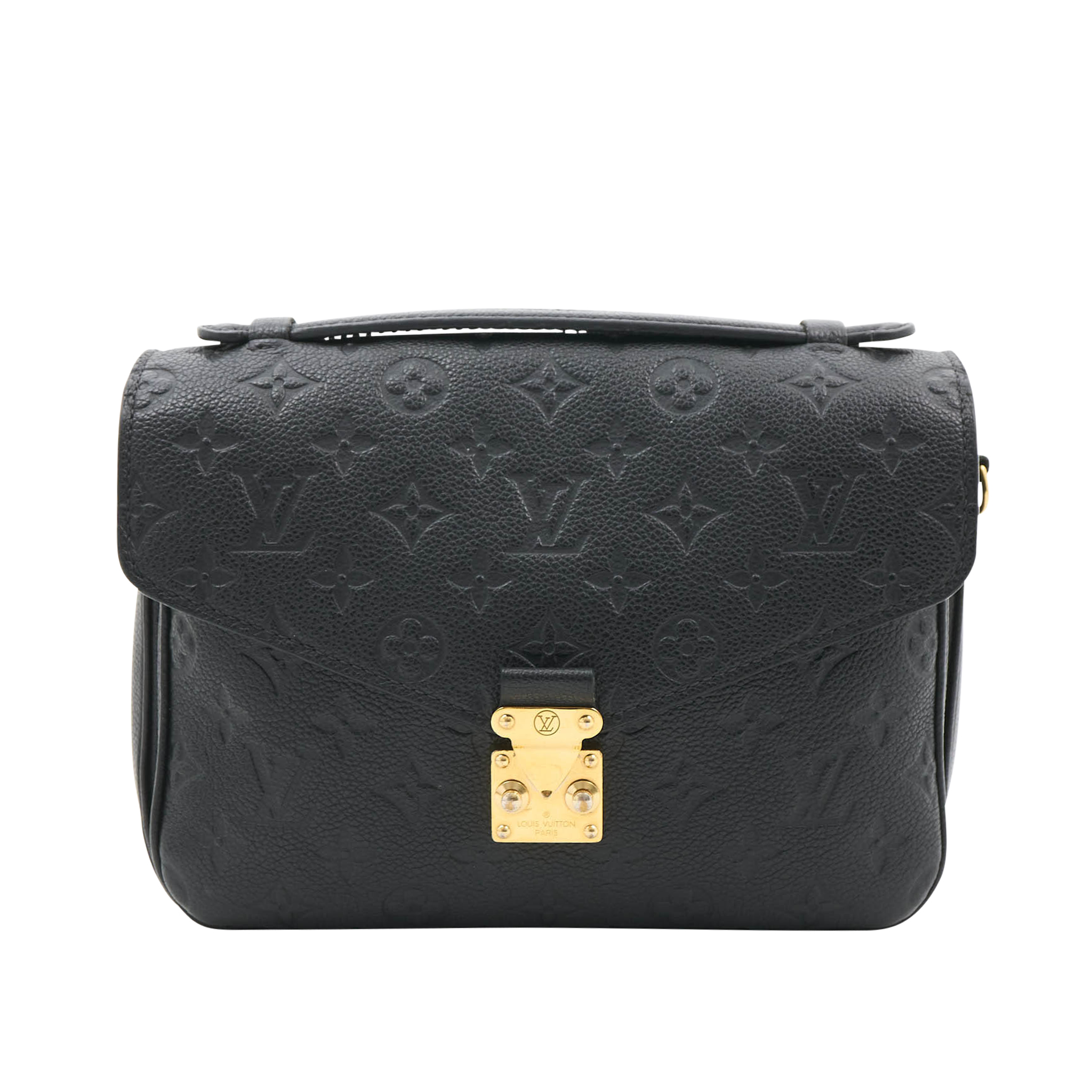 Louis Vuitton Pochette Metis Black Empreinte Leather Bag