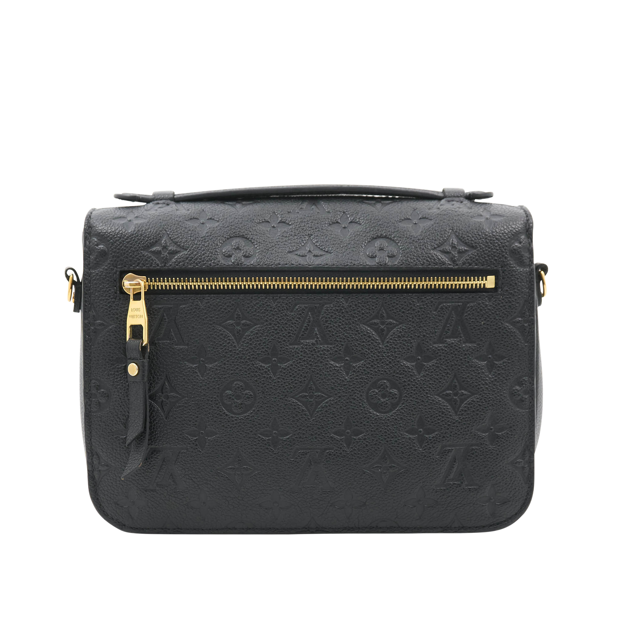 Louis Vuitton Pochette Metis Black Empreinte Leather Bag