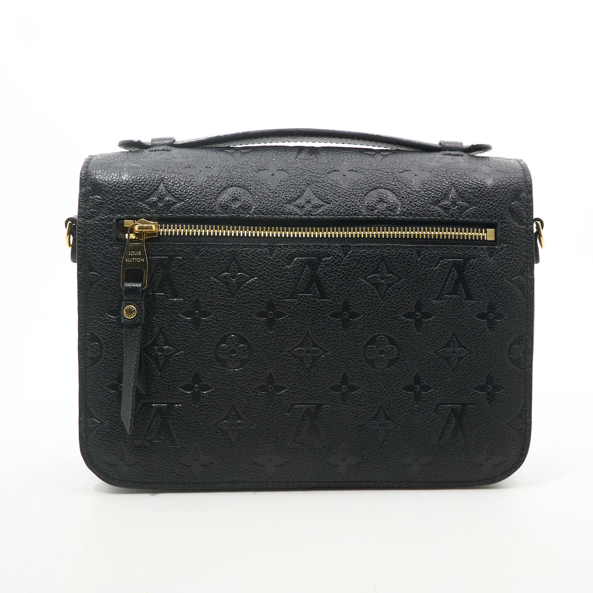 Louis Vuitton Pochette Metis Black Empreinte Leather Bag
