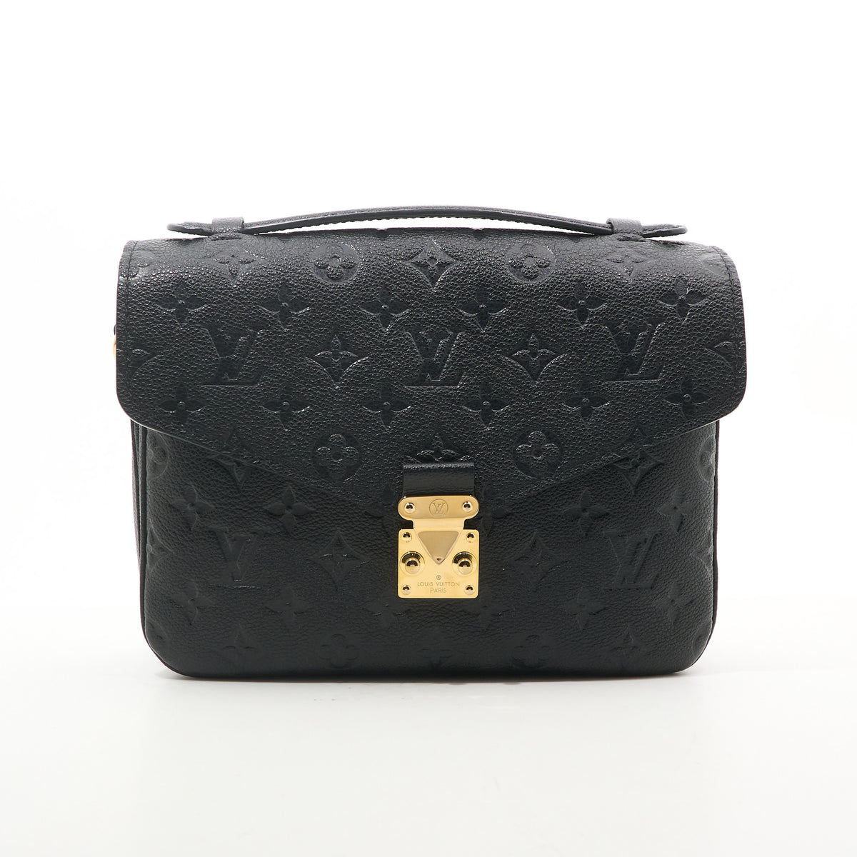 Louis Vuitton Pochette Metis Black Empreinte Leather Bag