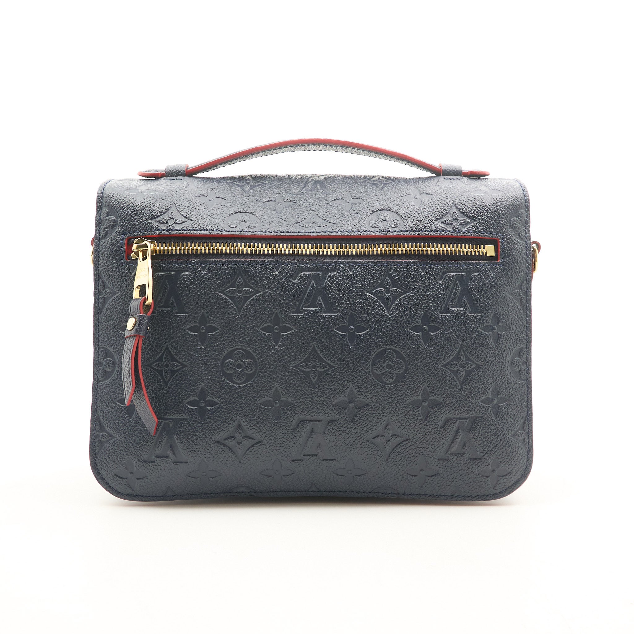 Louis Vuitton Metis Marine Rouge Empreinte Leather