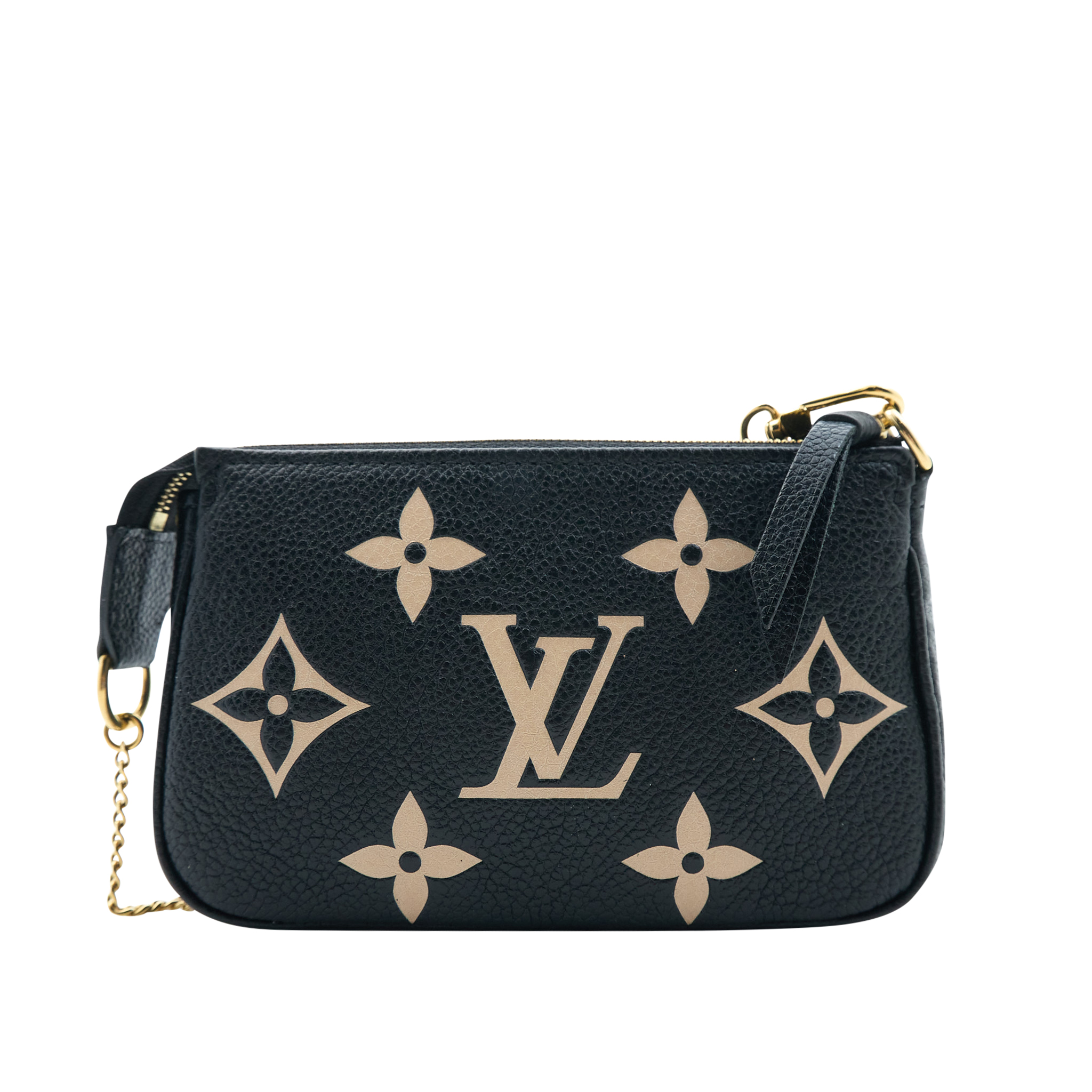 Louis Vuitton Mini Pochette Bicolour Monogram Empreinte Leather Bag