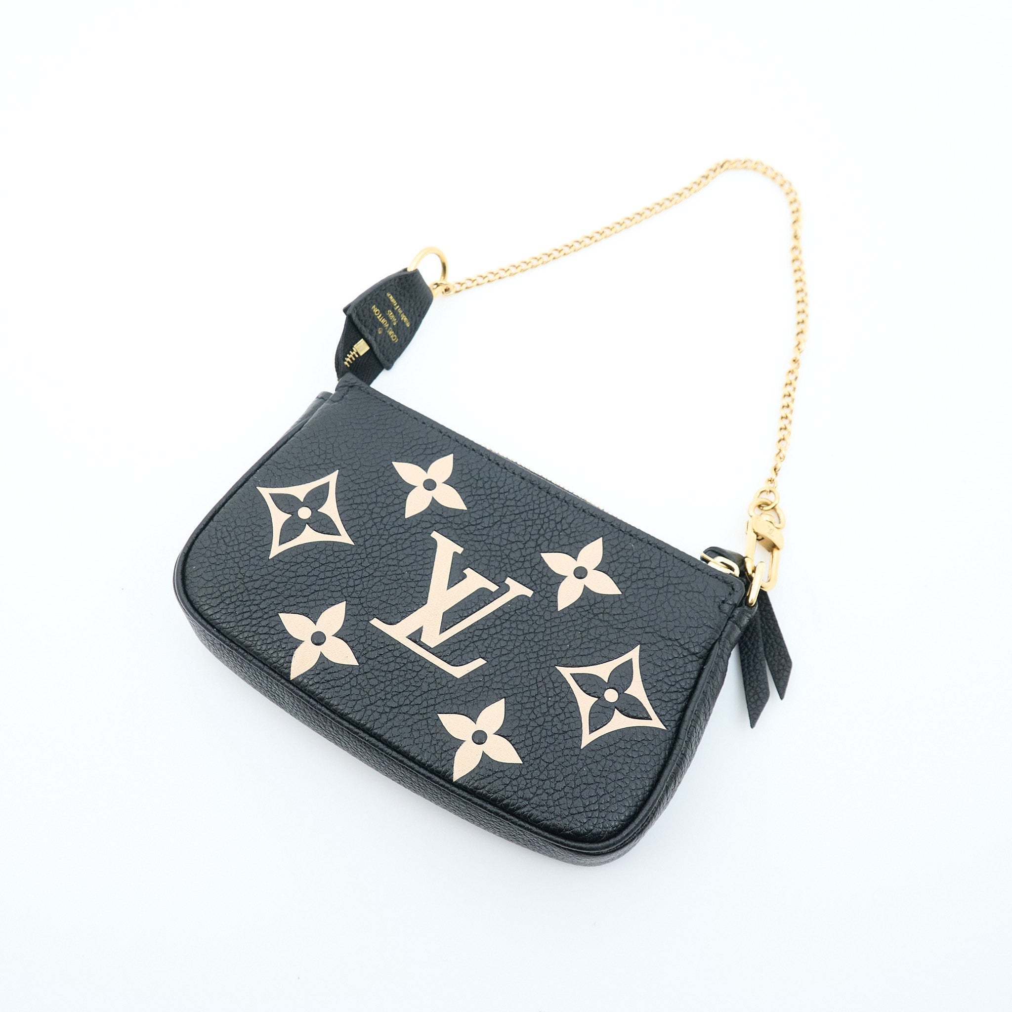 Louis Vuitton Mini Pochette Bicolour Monogram Empreinte Leather Bag