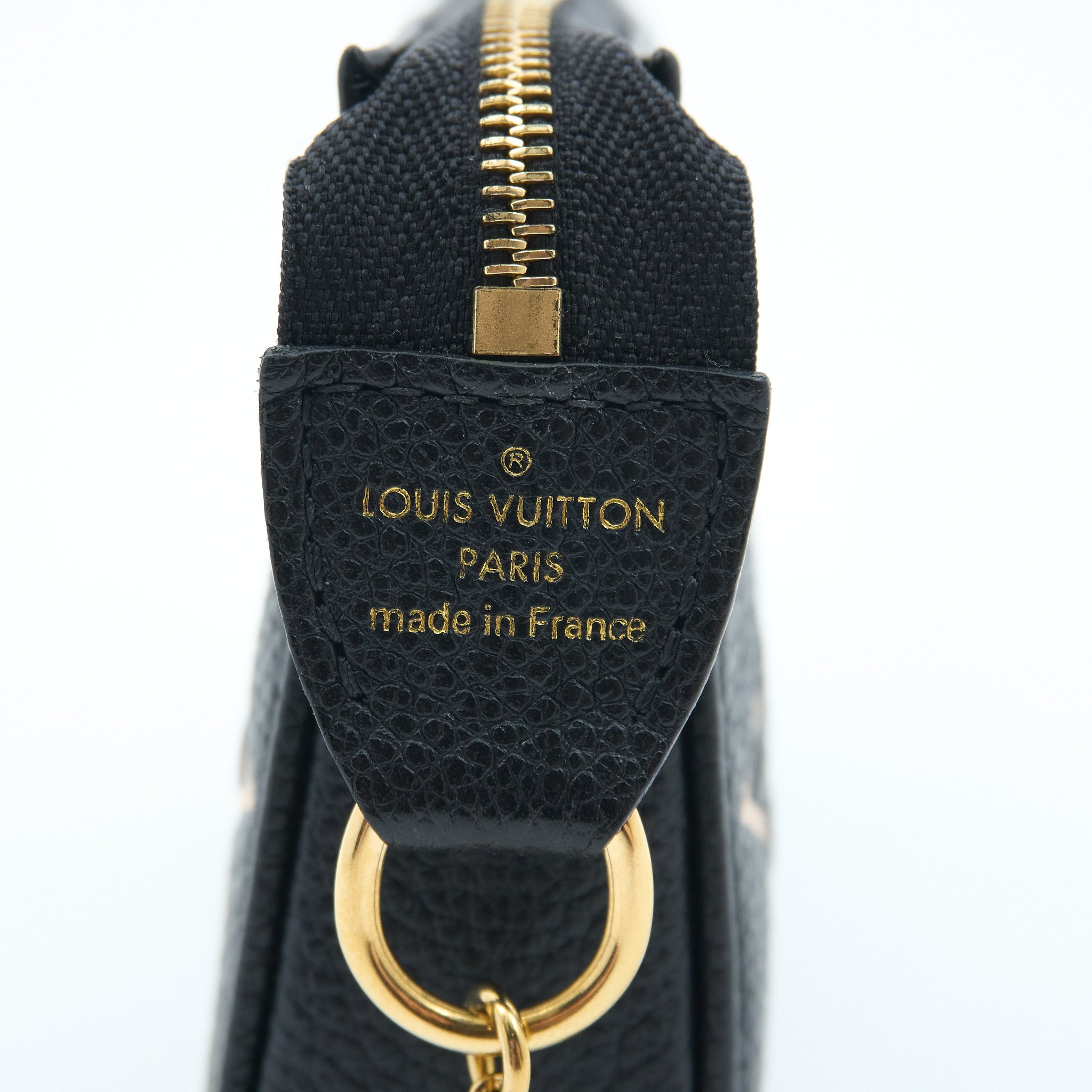 Louis Vuitton Mini Pochette Bicolour Monogram Empreinte Leather Bag