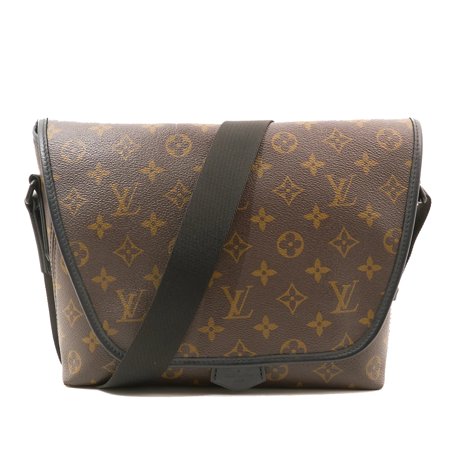 Louis Vuitton Monogram Macassar Magnetic Messenger Bag