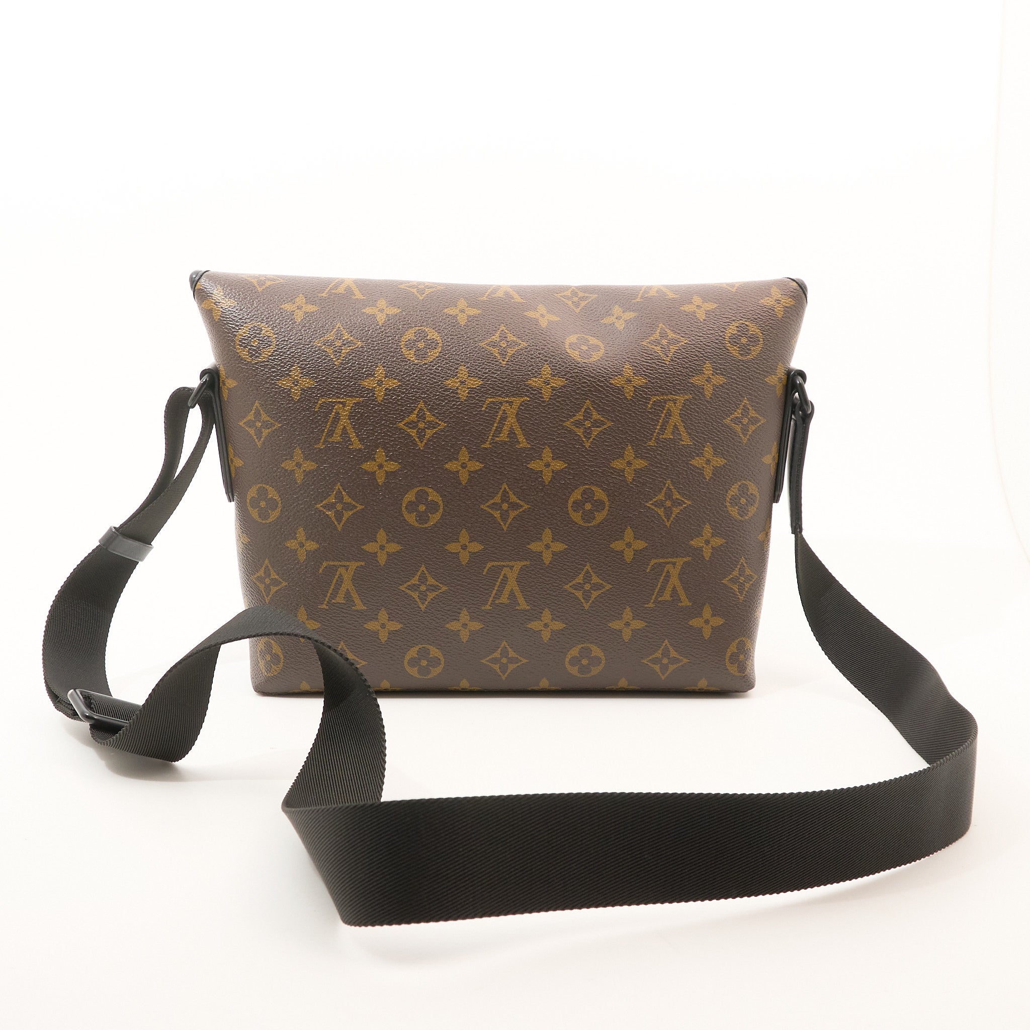 Louis Vuitton Monogram Macassar Magnetic Messenger Bag