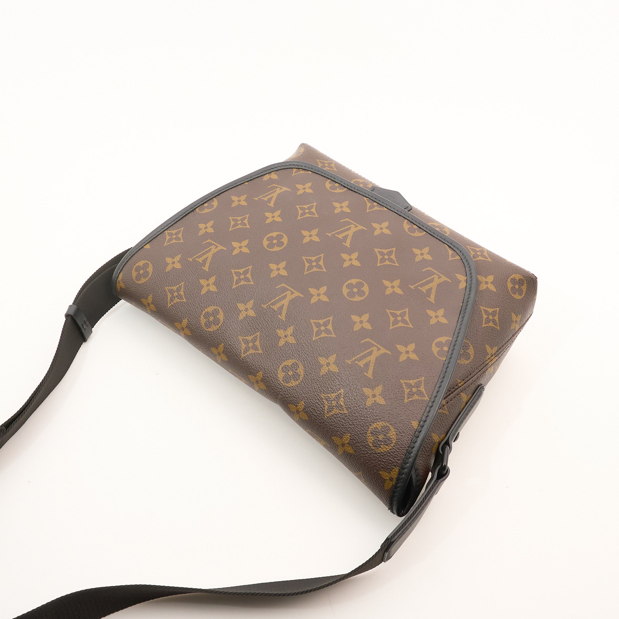 Louis Vuitton Monogram Macassar Magnetic Messenger Bag