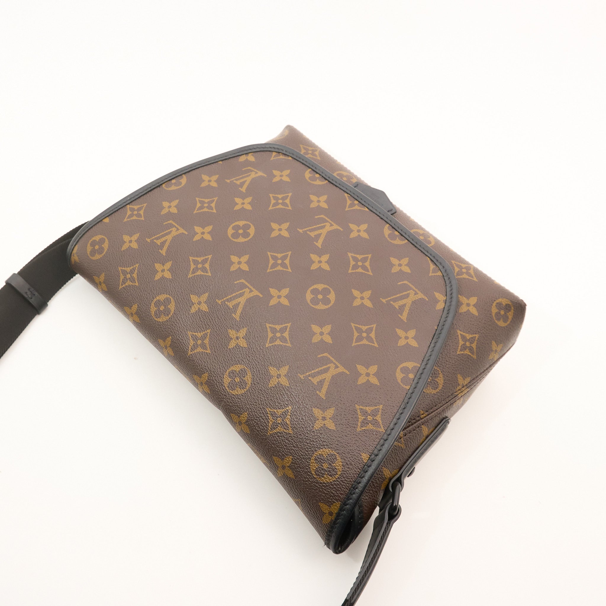Louis Vuitton Monogram Macassar Magnetic Messenger Bag