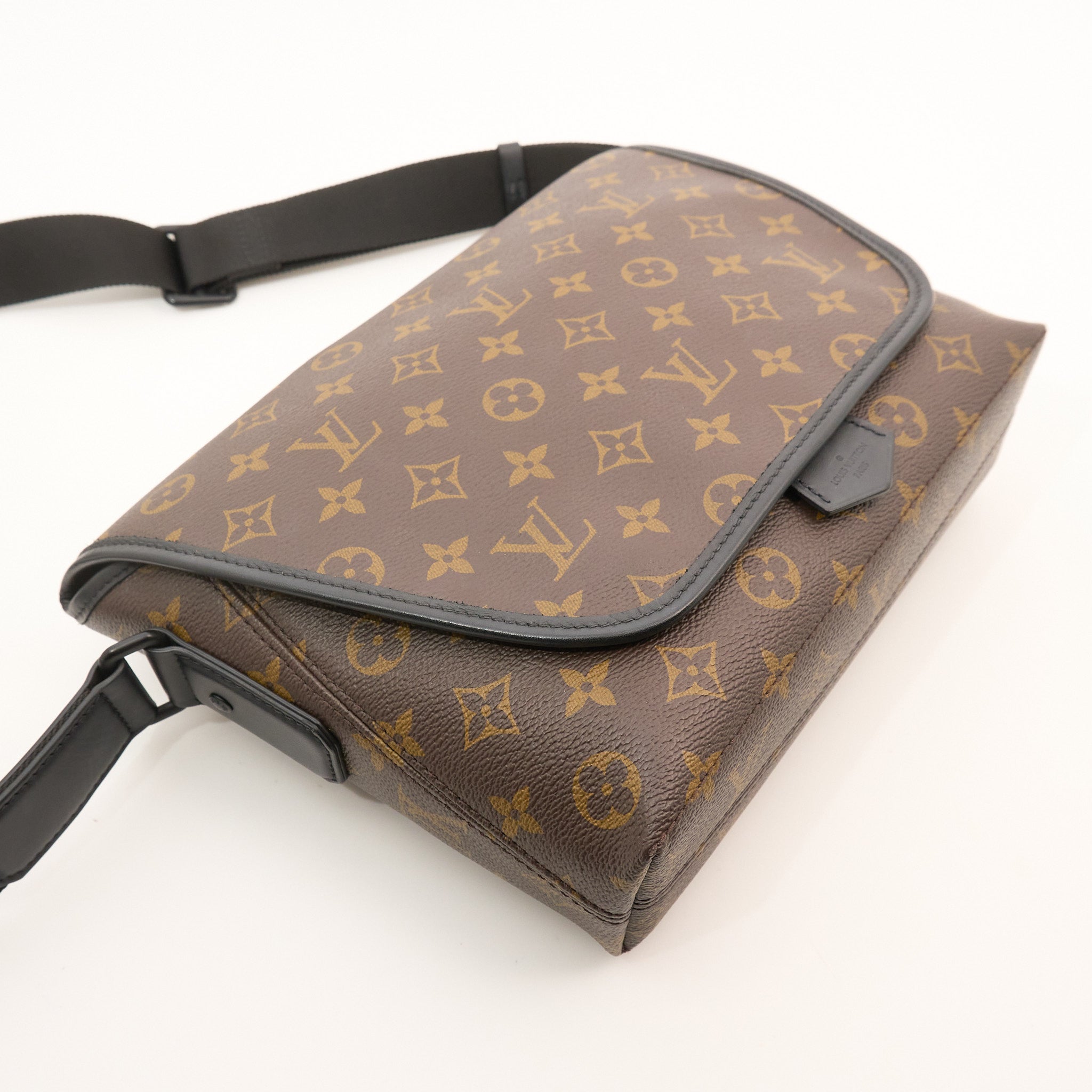 Louis Vuitton Monogram Macassar Magnetic Messenger Bag