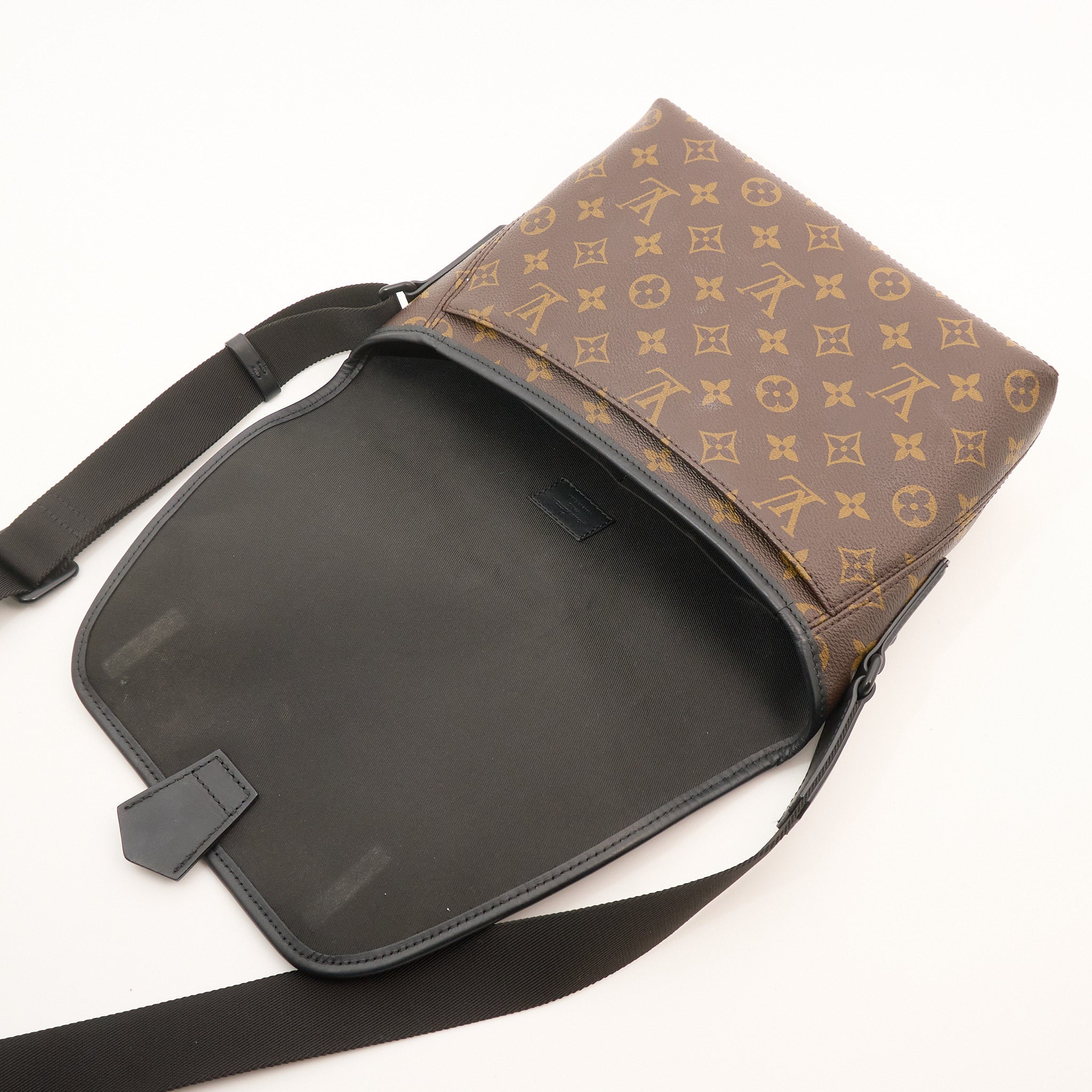 Louis Vuitton Monogram Macassar Magnetic Messenger Bag
