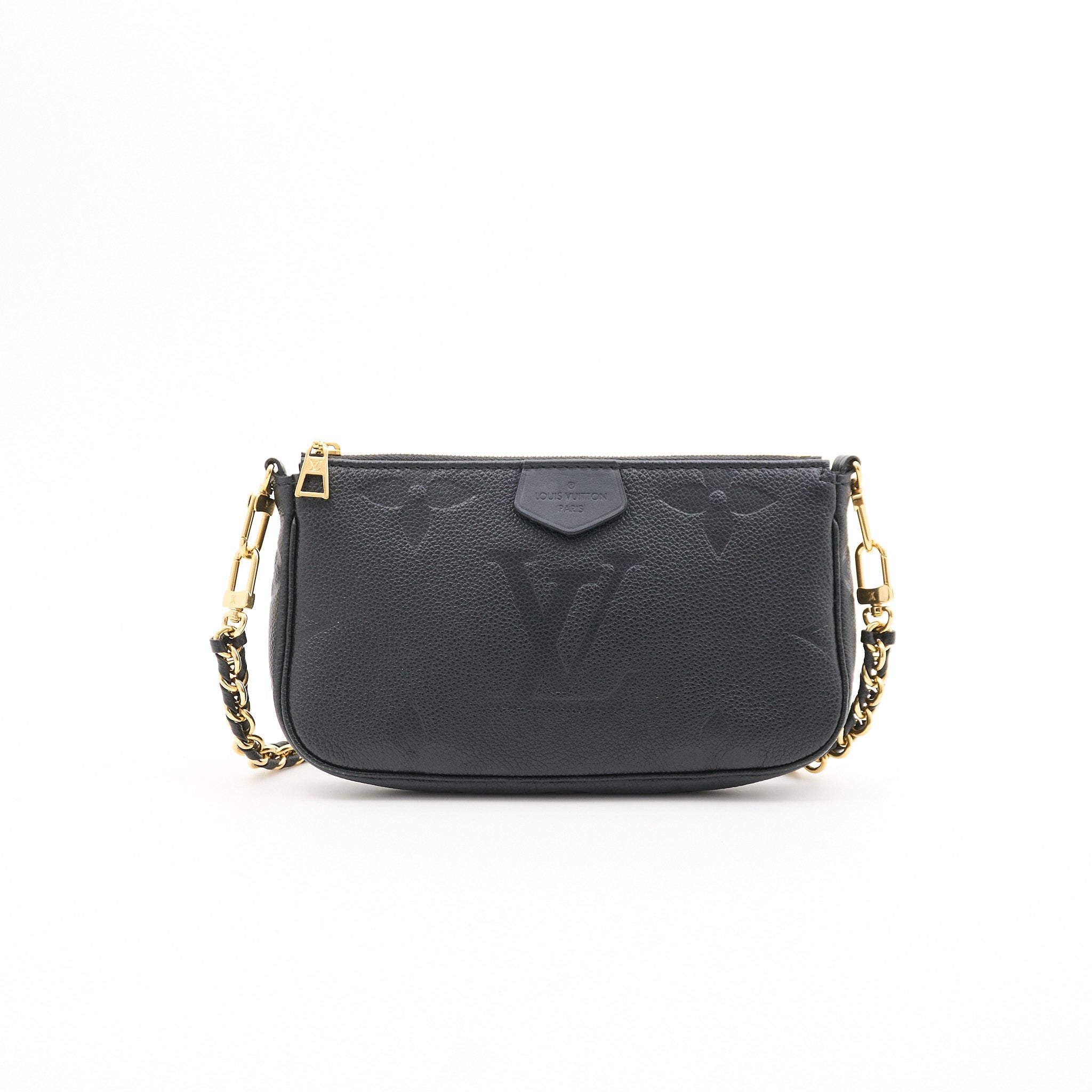 Louis Vuitton Multi Pochette Crossbody Bag Black