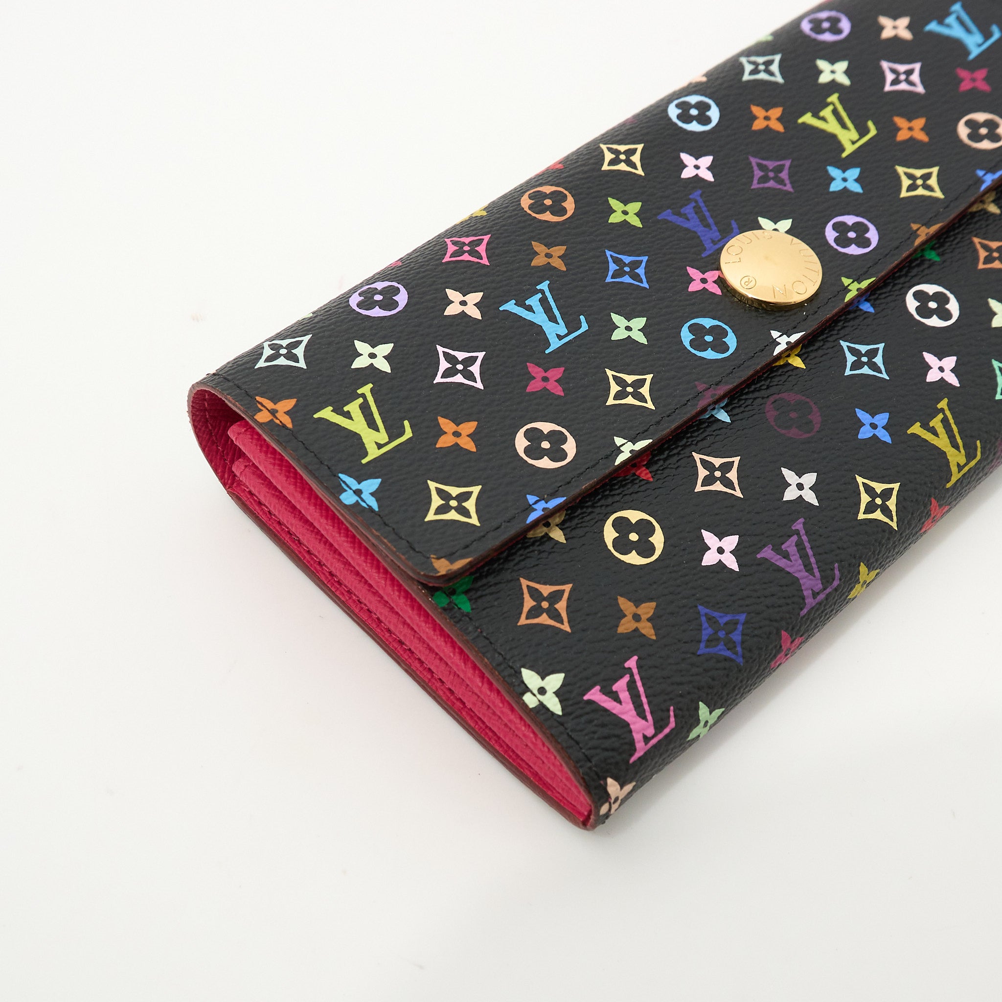 Louis Vuitton Murakami Black Wallet