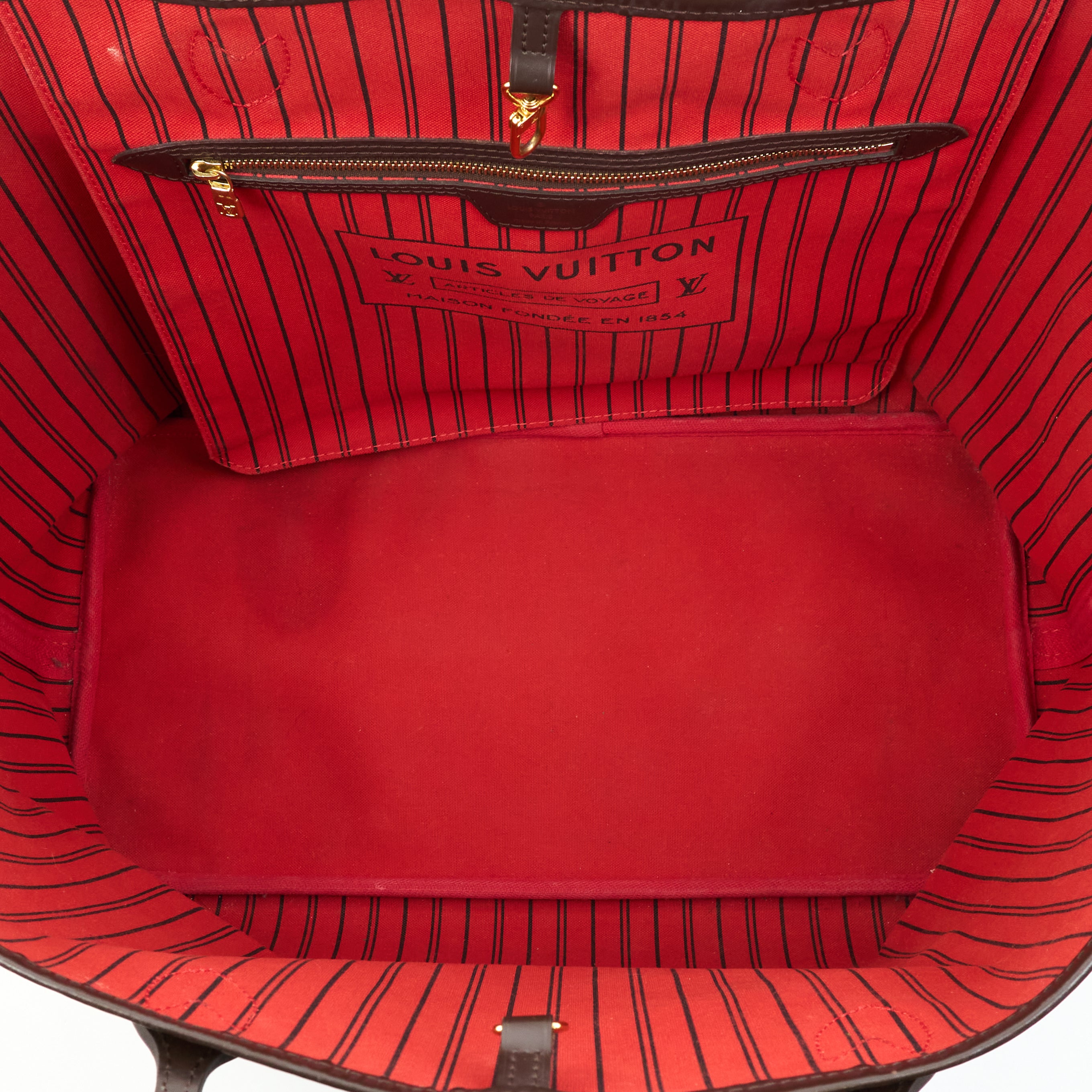 Louis Vuitton Damier Ebene Neverfull GM Bag